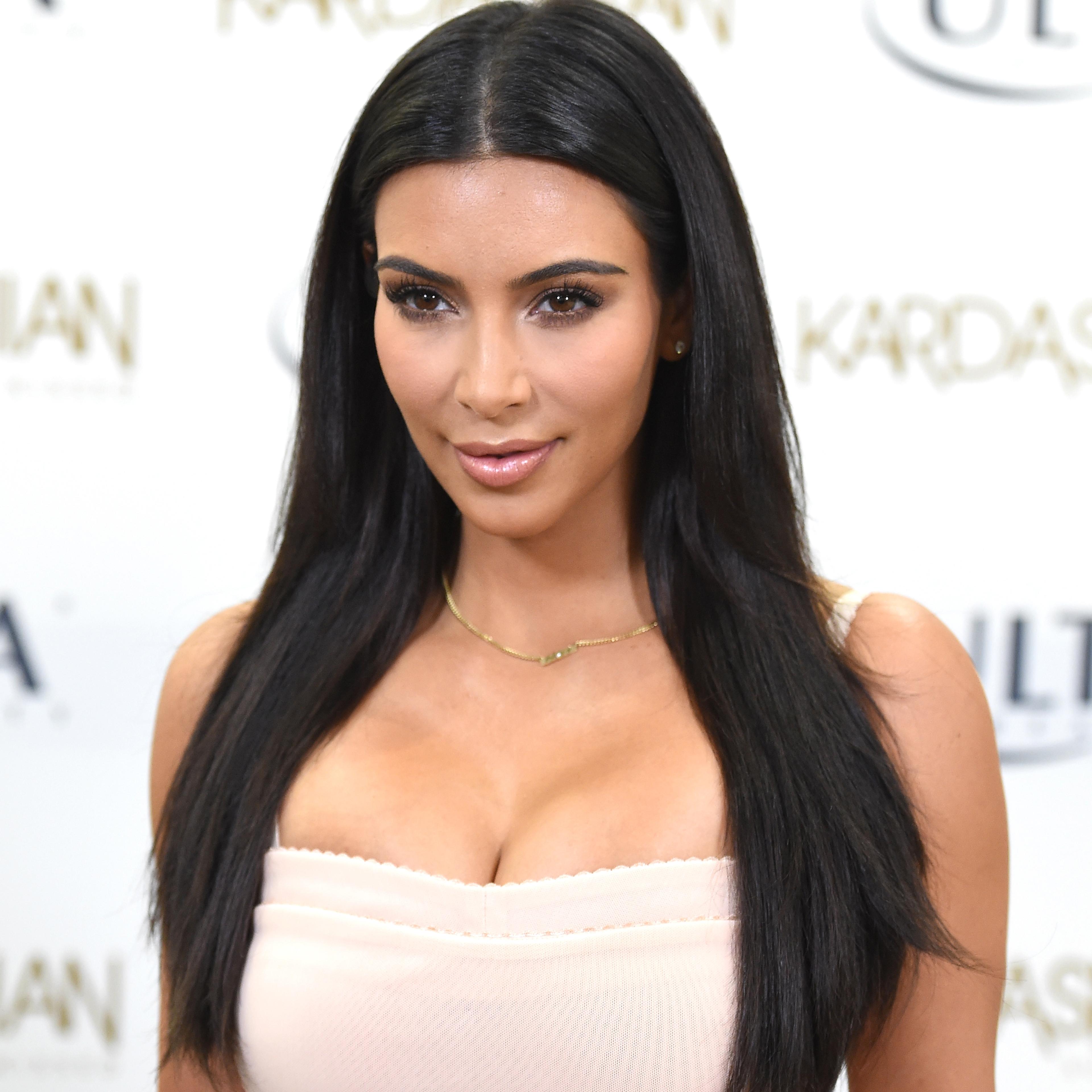 Kim Kardashian Promotes Kardashian Sun Kissed At ULTA Beauty In Los Angeles