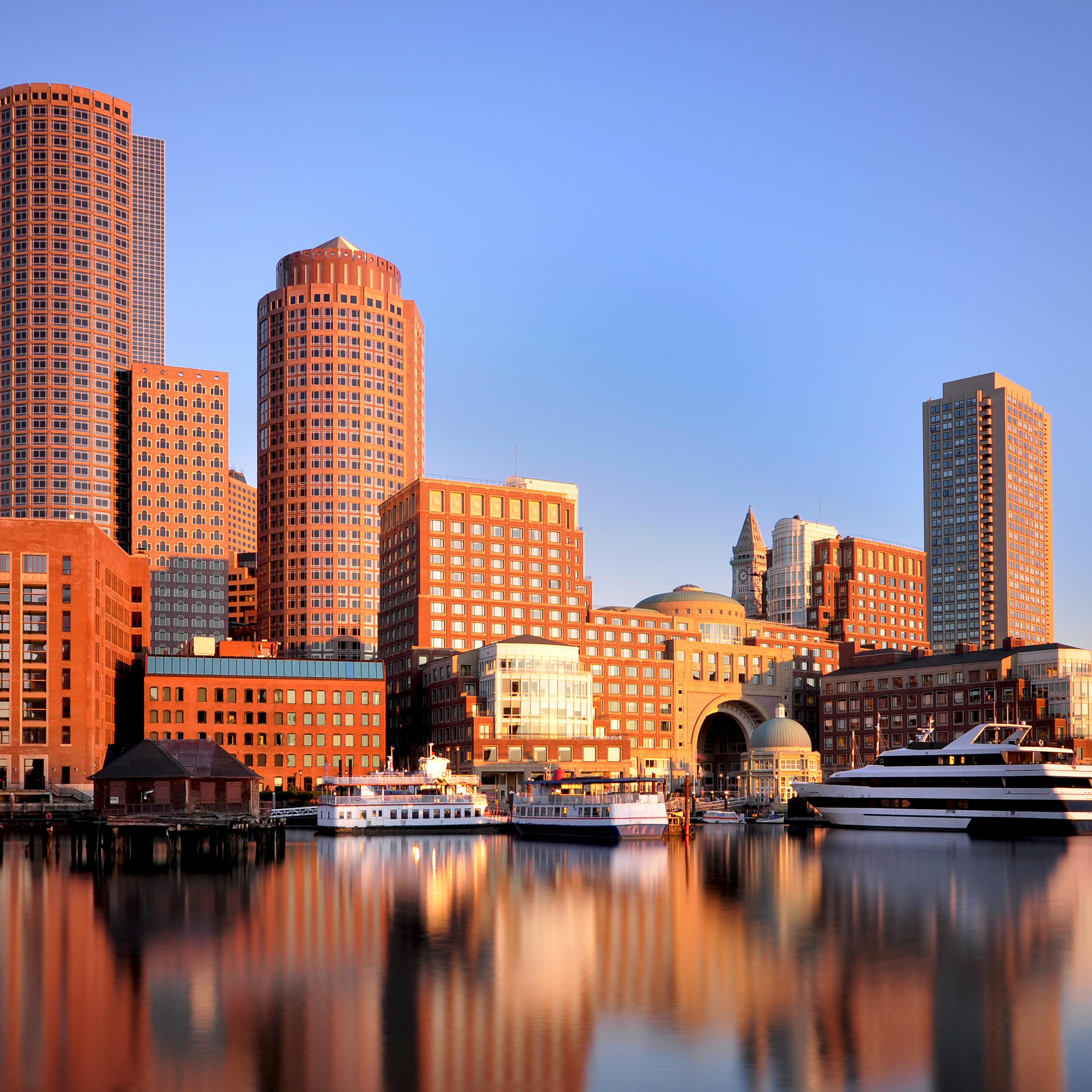 Boston Harbor at Sunrise