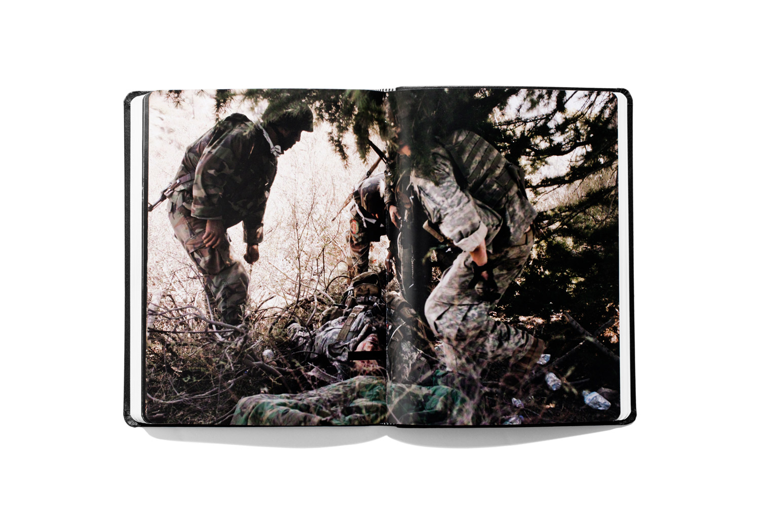 <i>Larry Rougle</i> from Tim Hetherington's 2010 book <i>Infidel</i>. <br><br>Hetherington mentions his photographs from Afghanistan in the essay below.