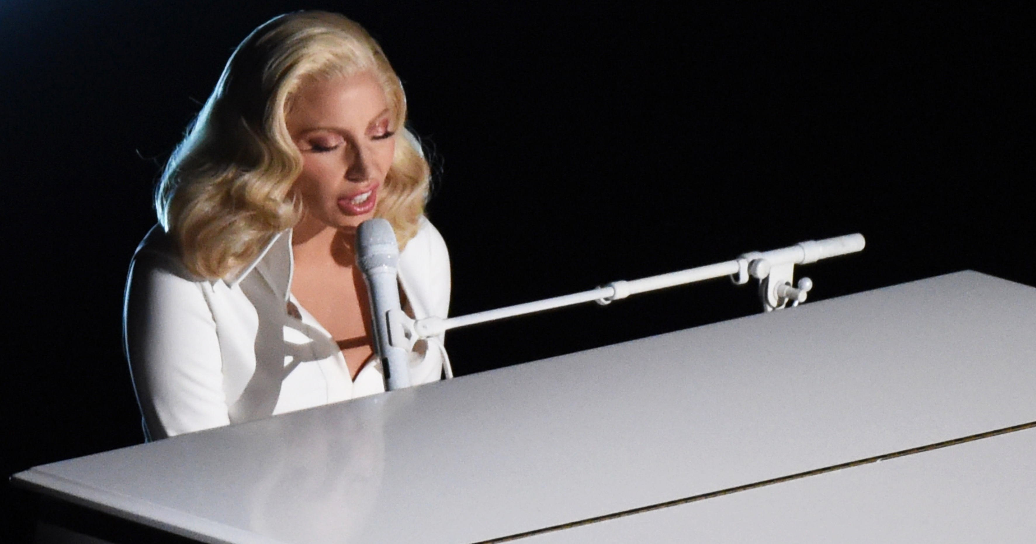 Lady Gaga performs at the 88th Annual Academy Awards on Feb. 28, 2016 in Hollywood, Calif.