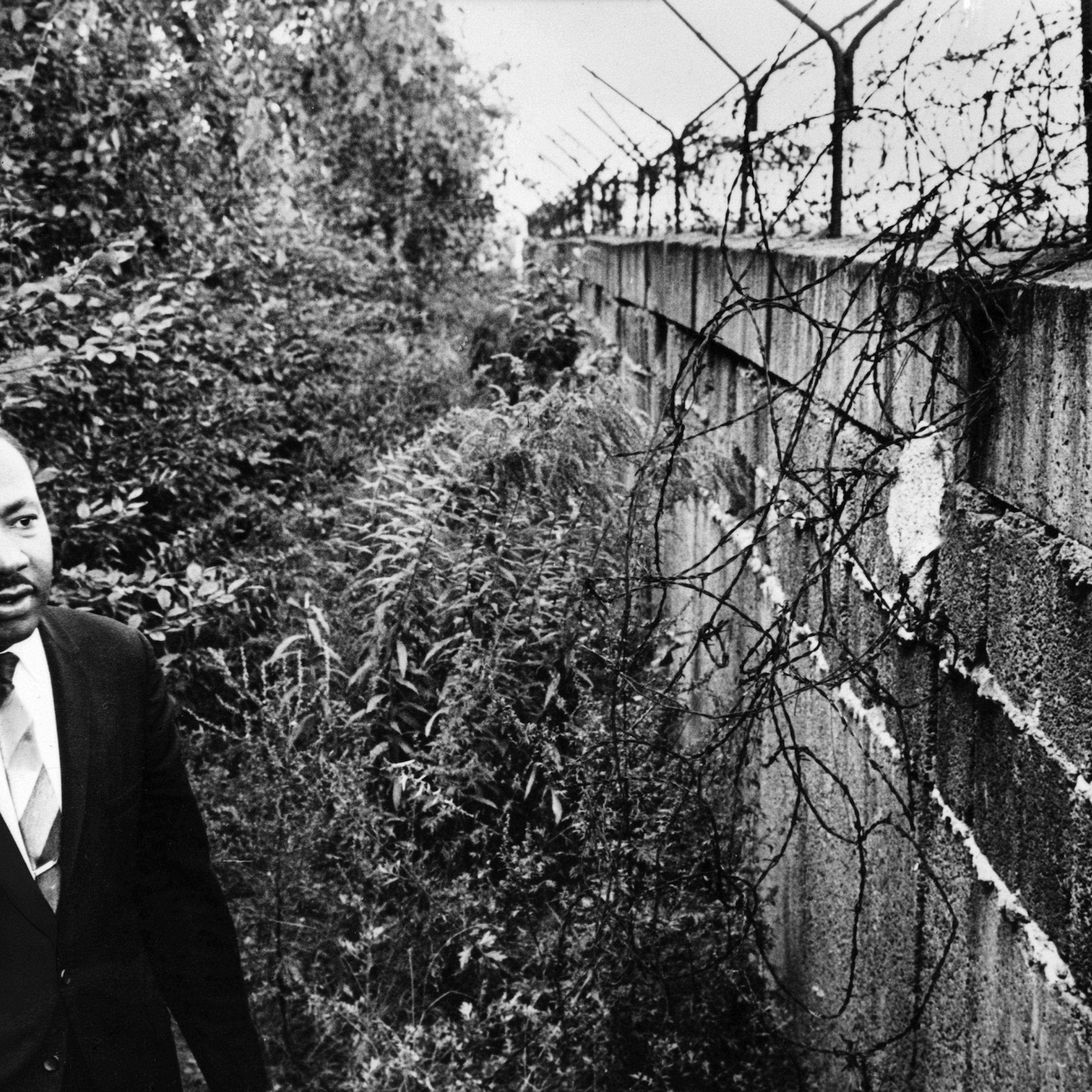 King, Martin Luther - Buergerrechtler, an der Berliner Mauer