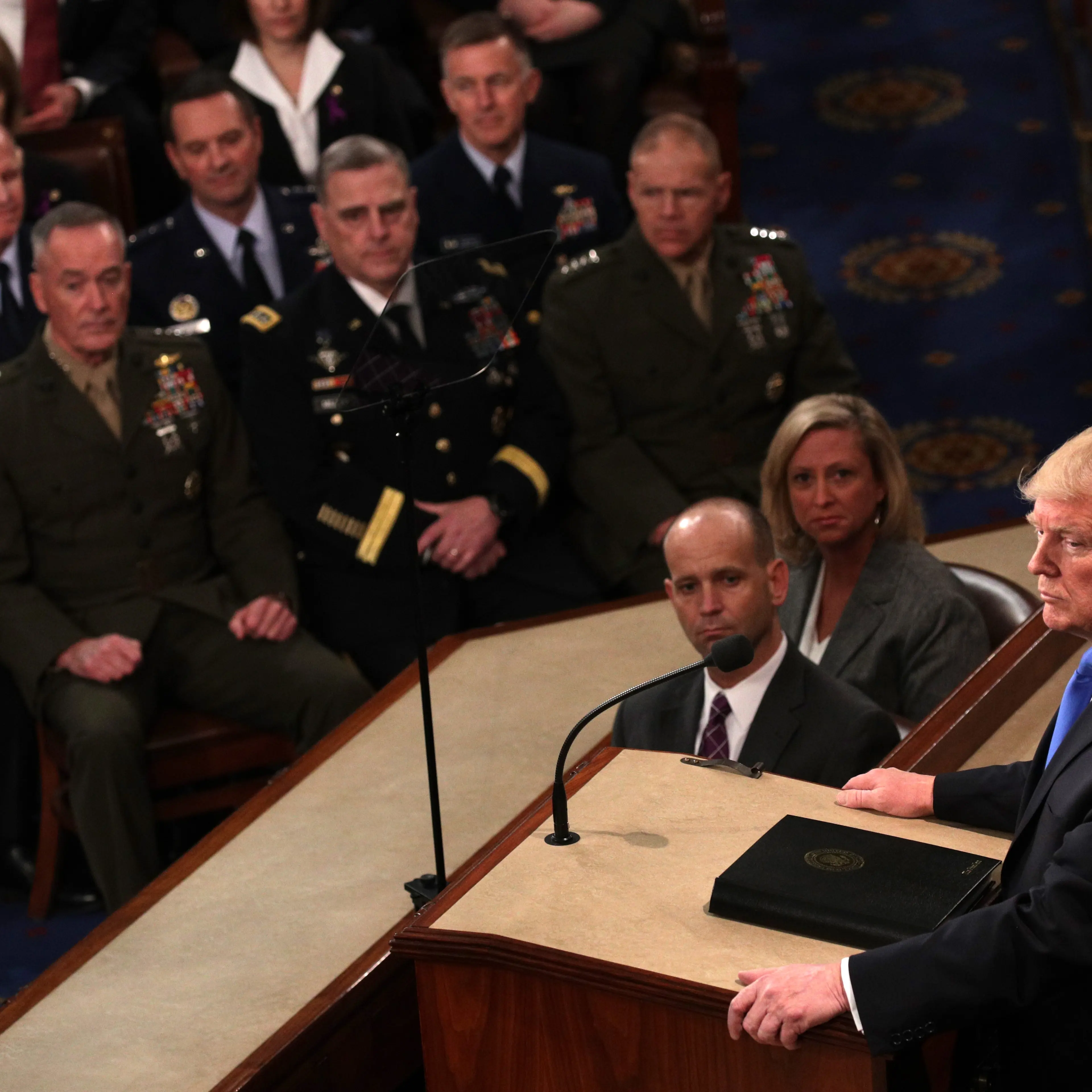 U.S. President Donald J. Trump during SOTU