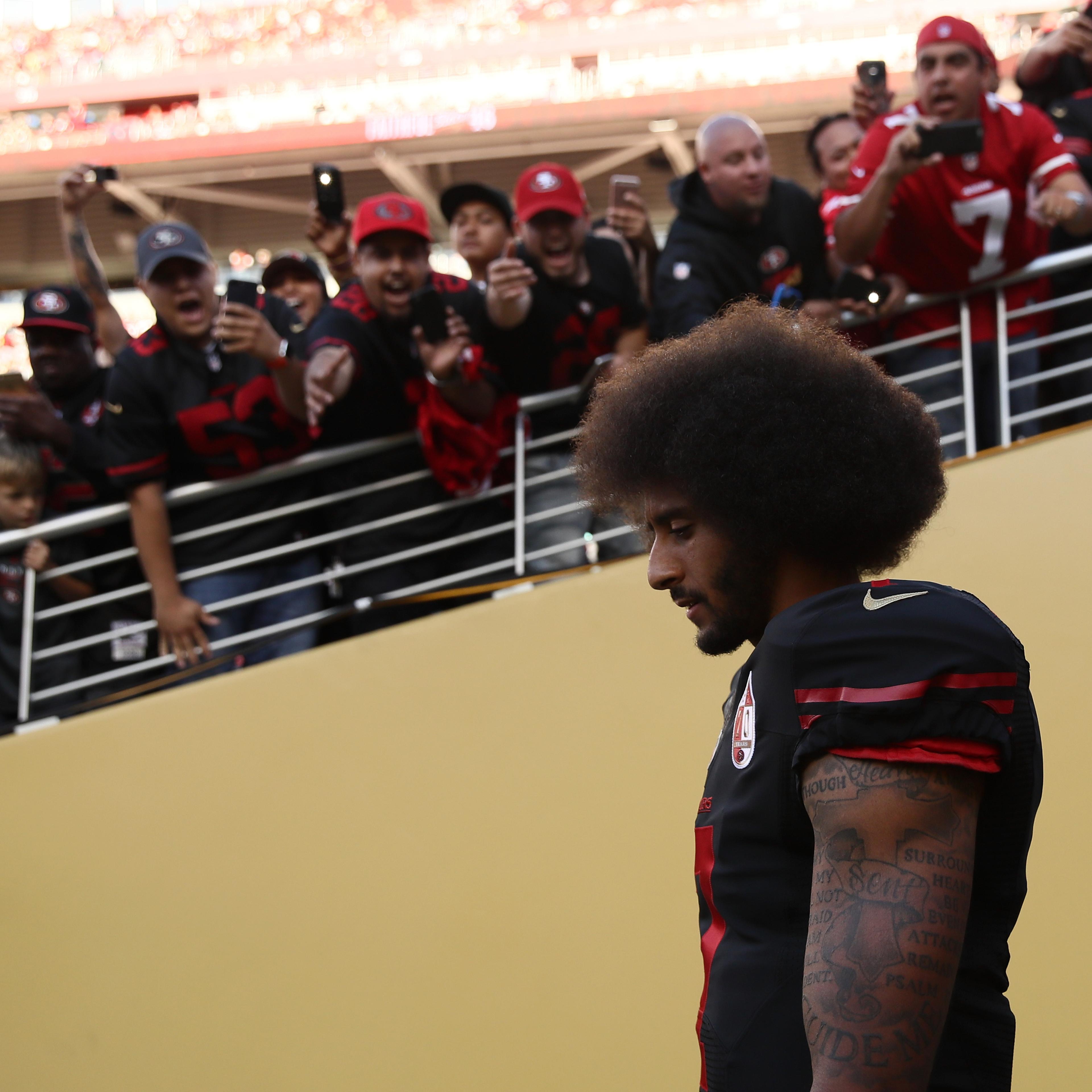 San Francisco 49ers quarterback Colin Kaepernick
