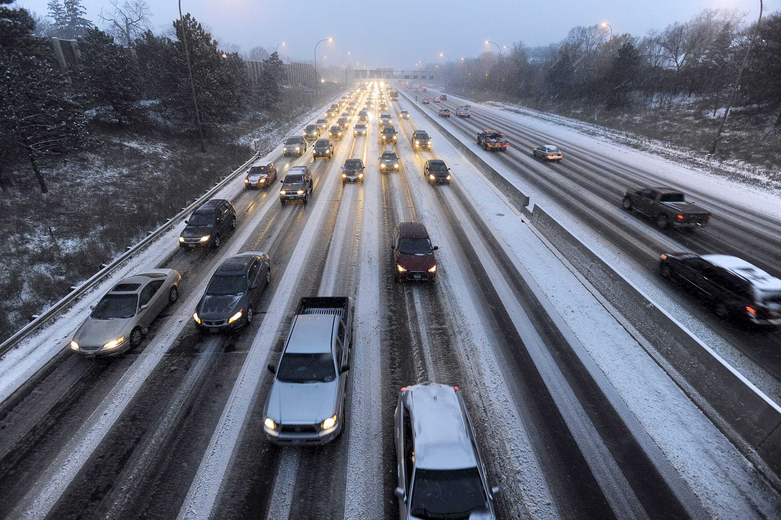 Snowstorm in the USA