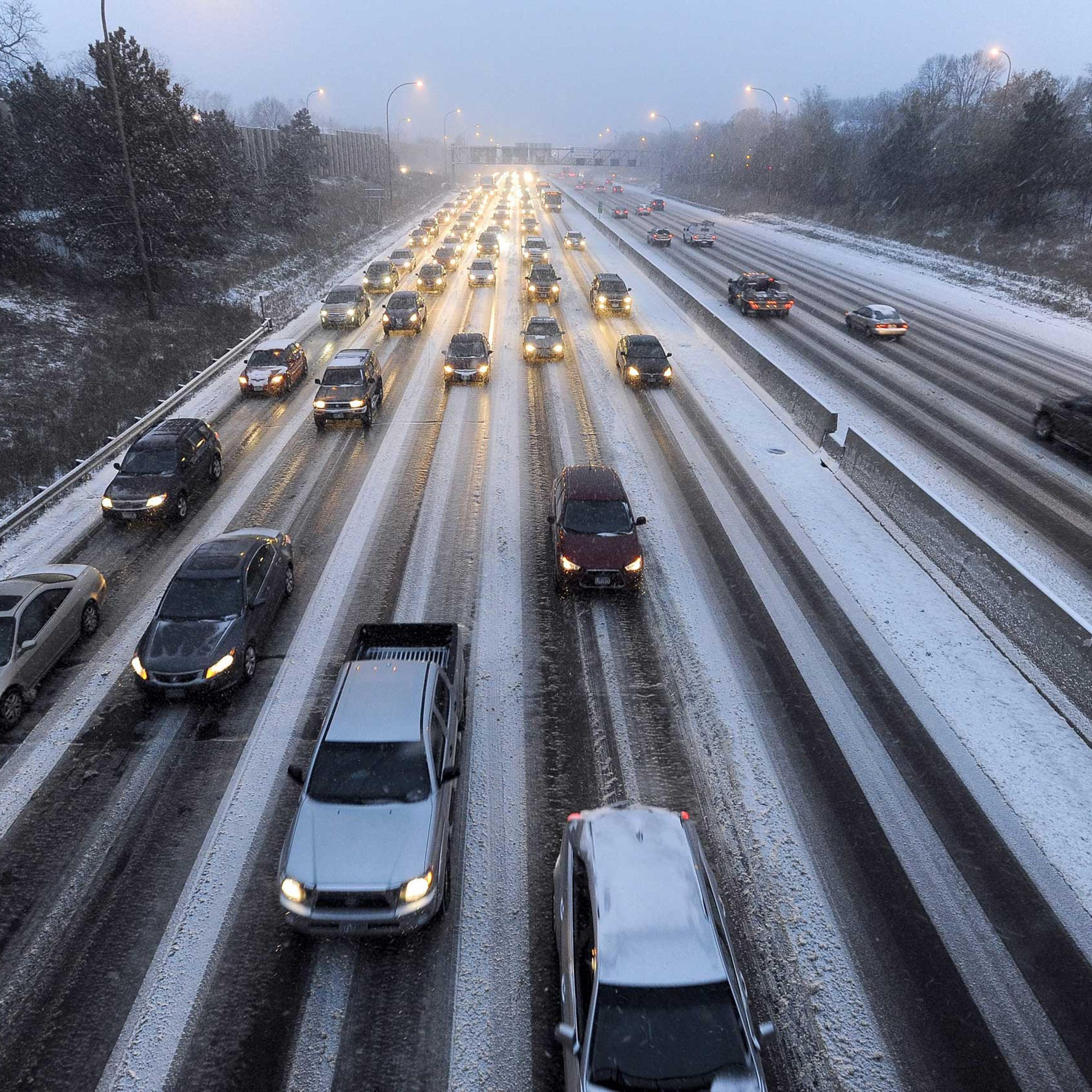 Snowstorm in the USA