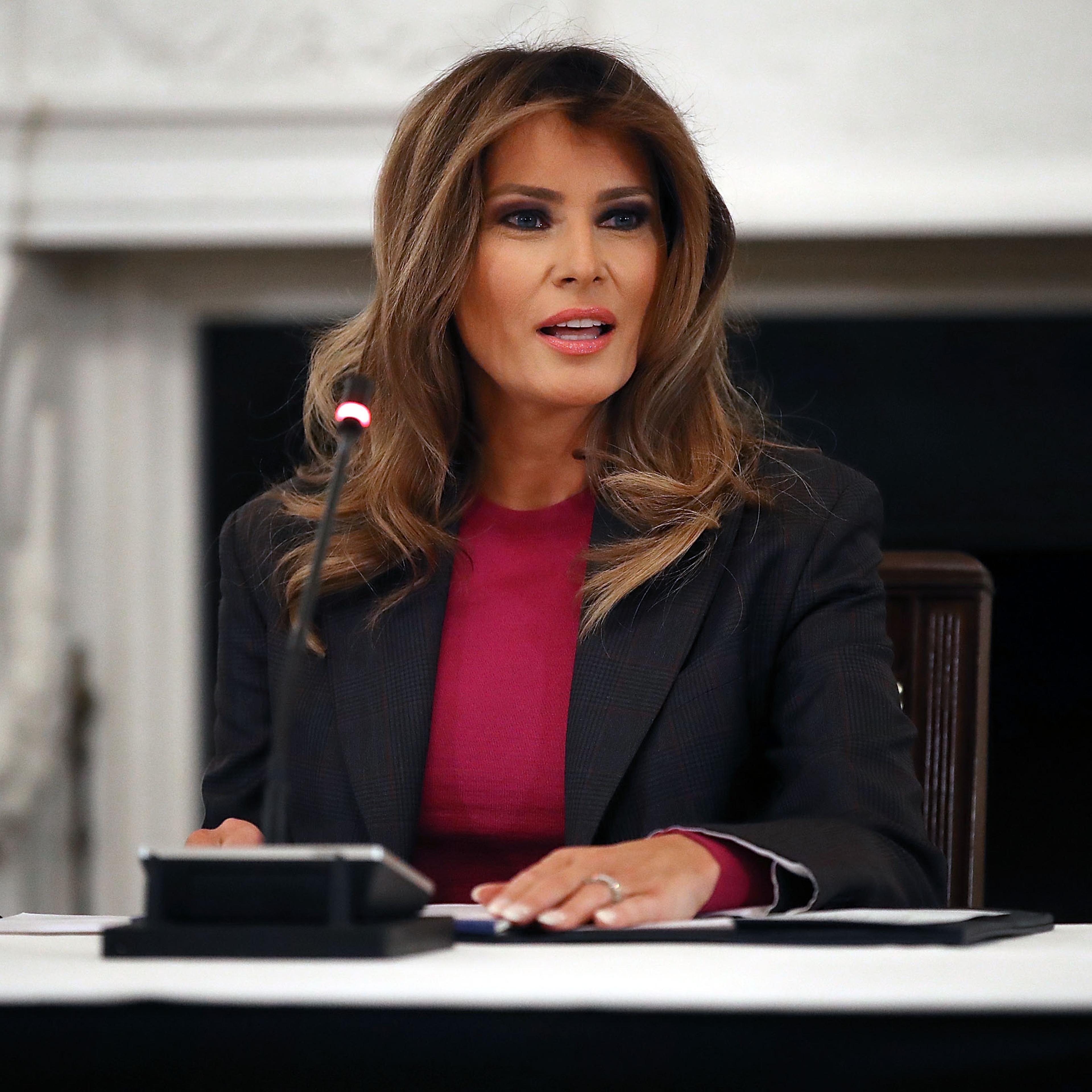 Melania Trump Hosts Roundtable On Cyberbullying With Tech Industry Giants