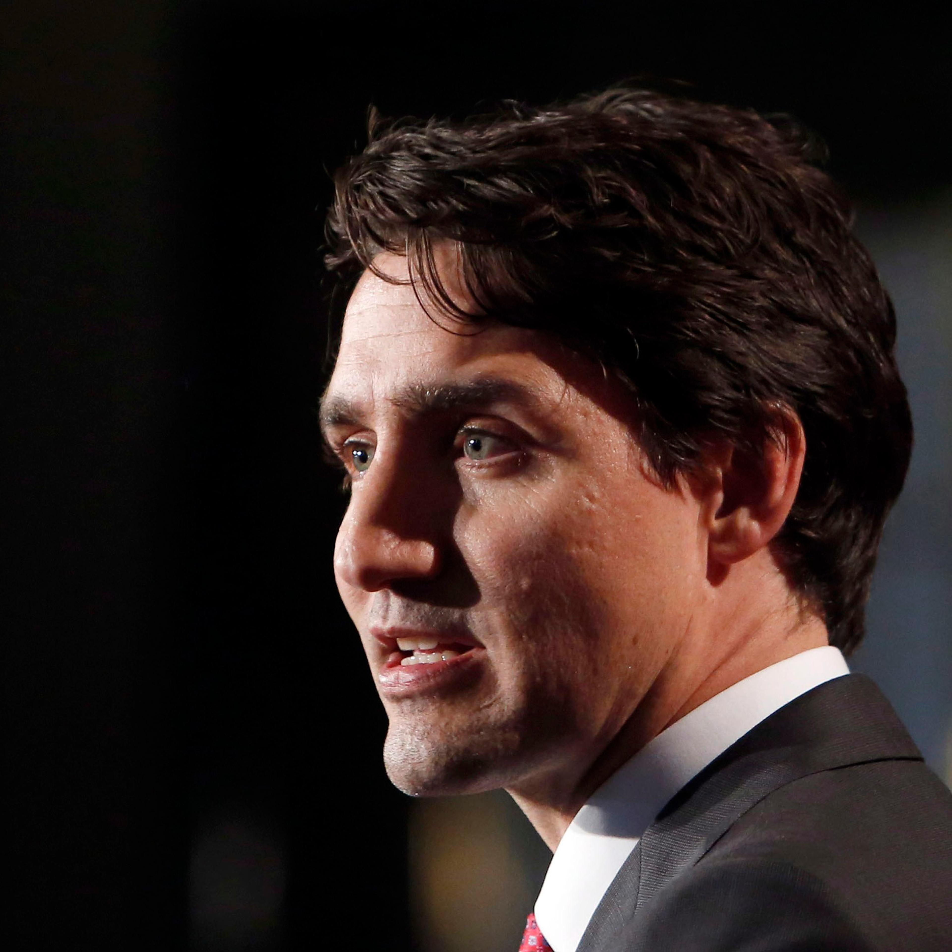 Prime Minister Justin Trudeau delivers remarks at the Komagata Maru Apology reception in Ottawa, Ontario, May 18, 2016.