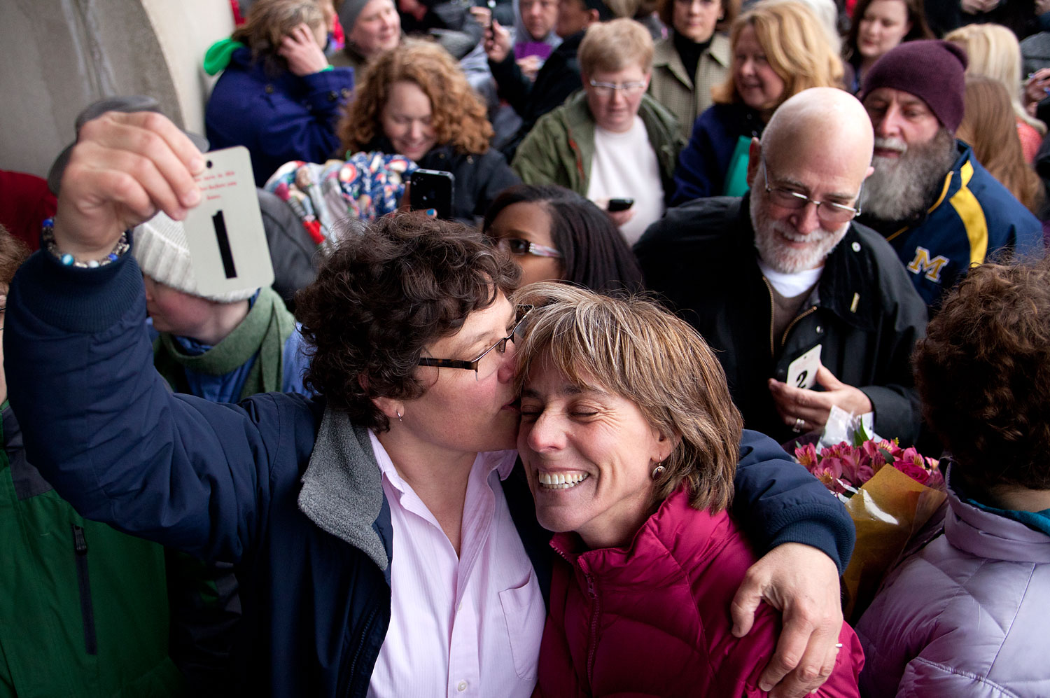 APTOPIX Gay Marriage Michigan