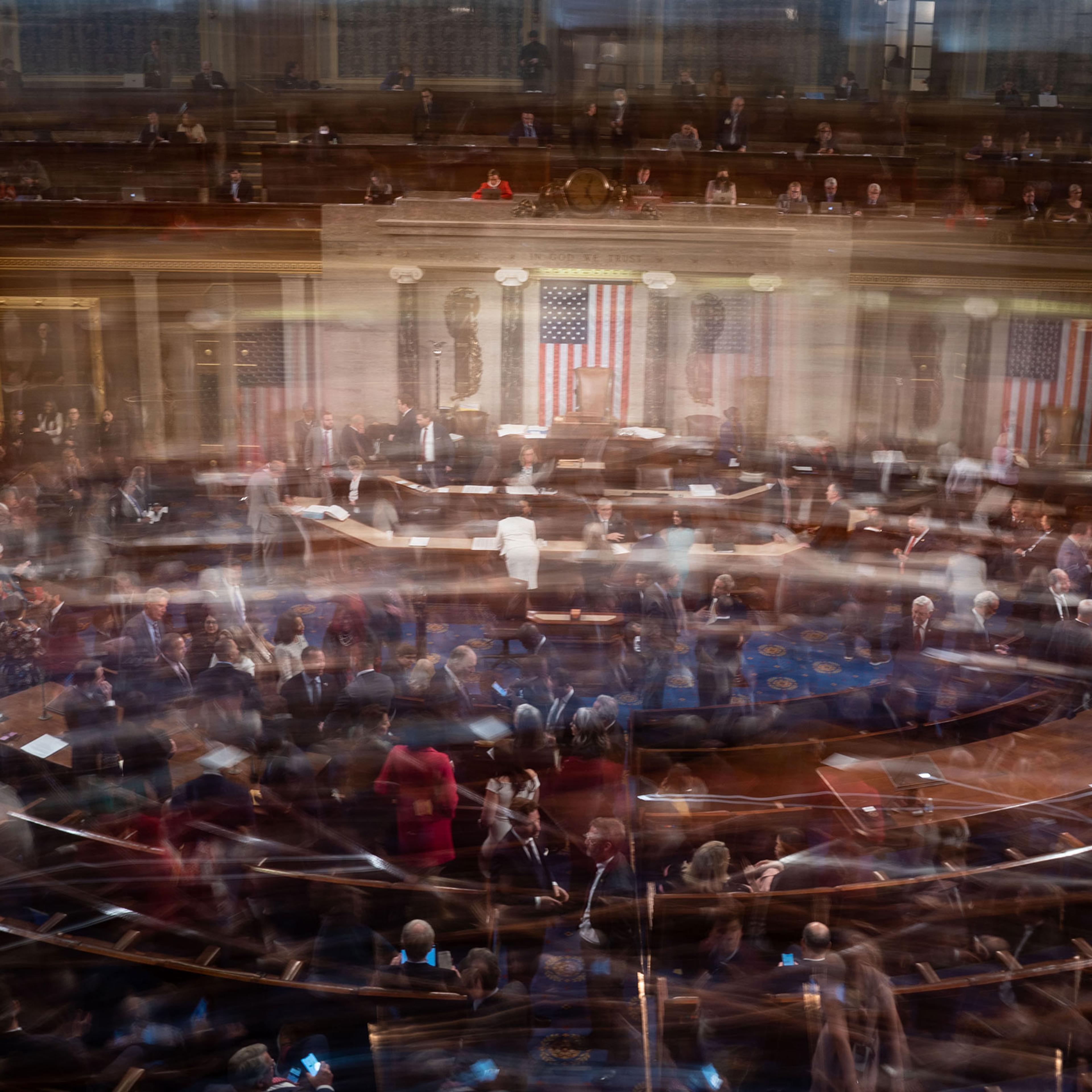 House And Senate Convene For The 118th Congress On Capitol Hill