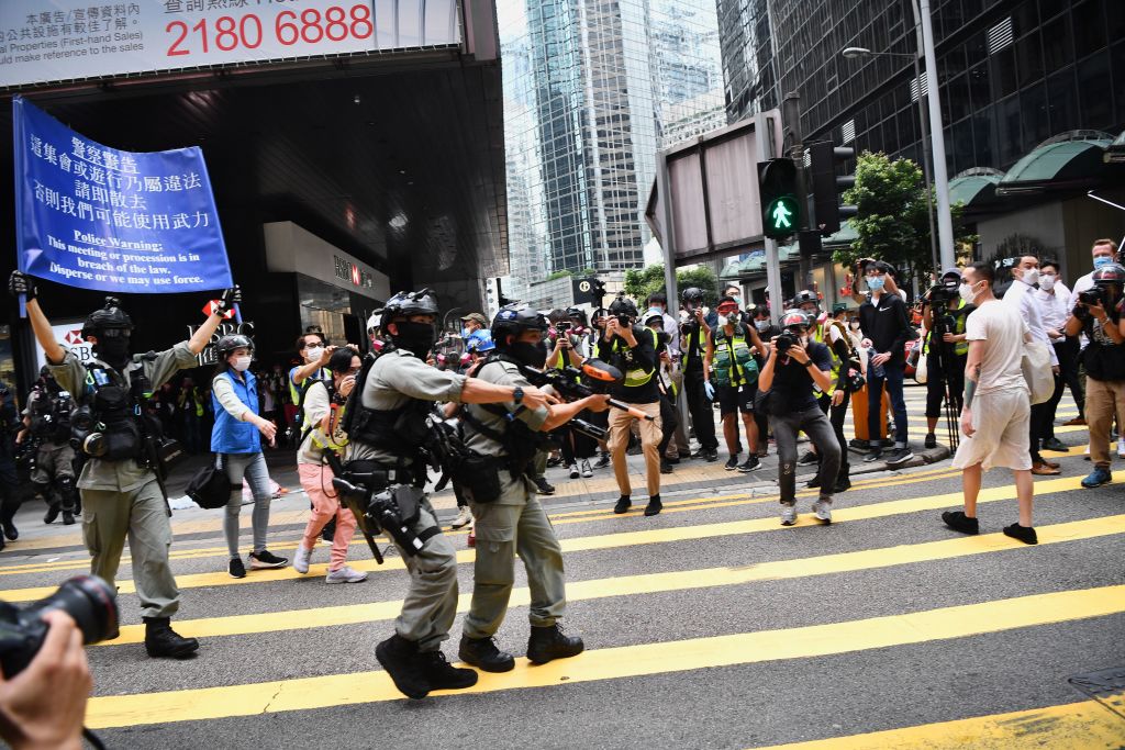HONG KONG-CHINA-POLITICS-UNREST