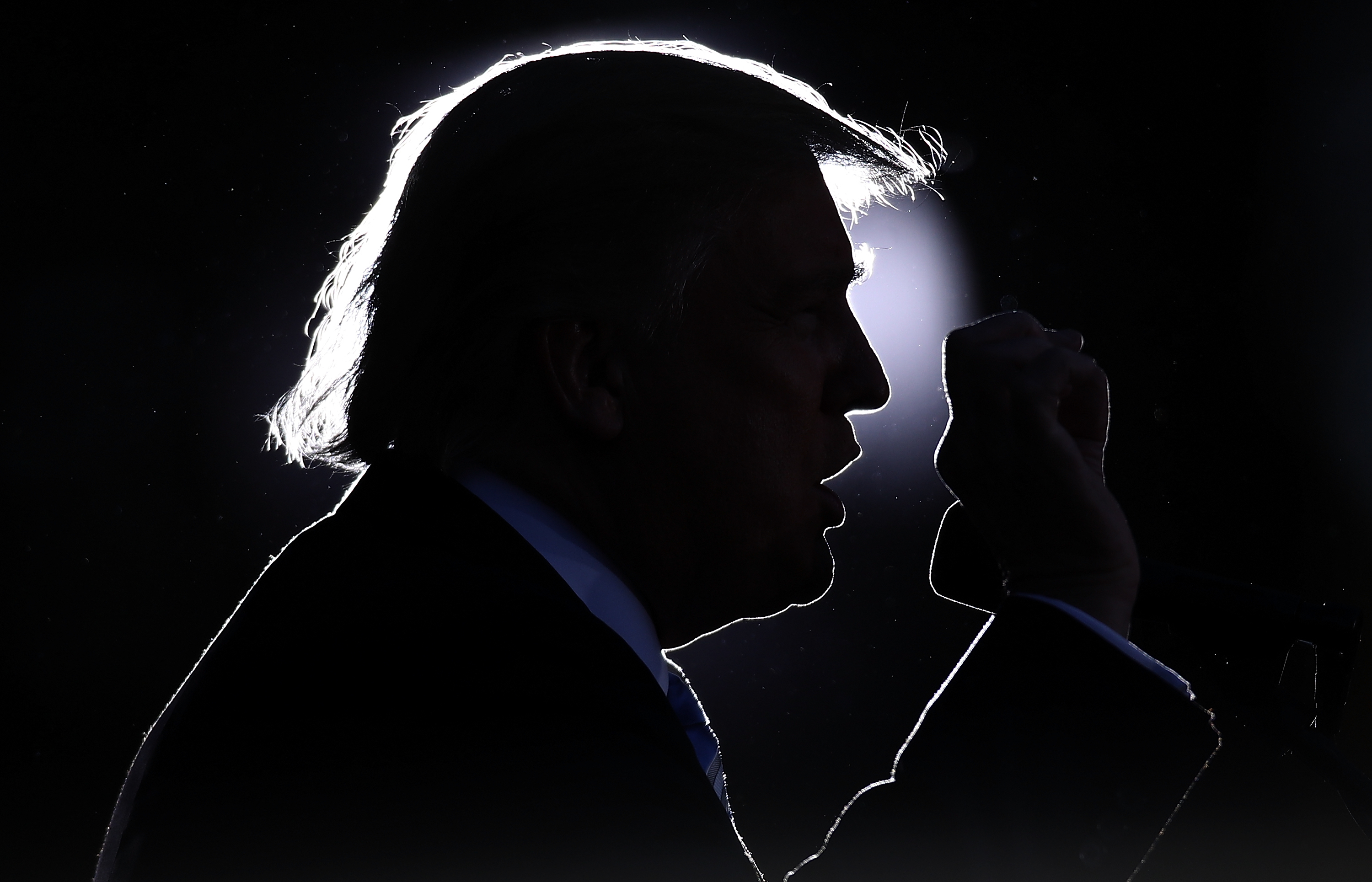 Republican Presidential Nominee Donald Trump Holds Campaign Rally At Regent University In Virginia Beach