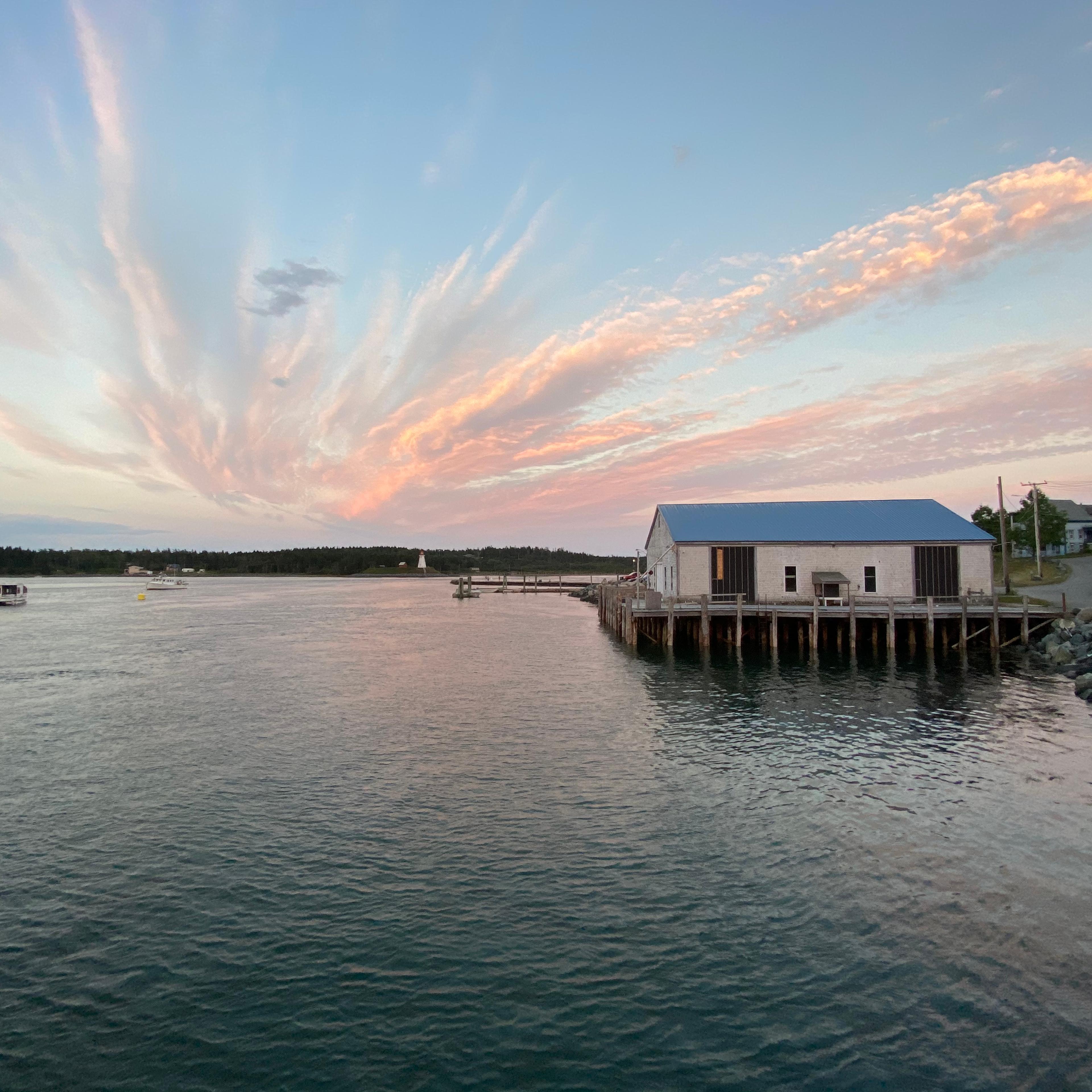 The Harbor of Lubec, Maine