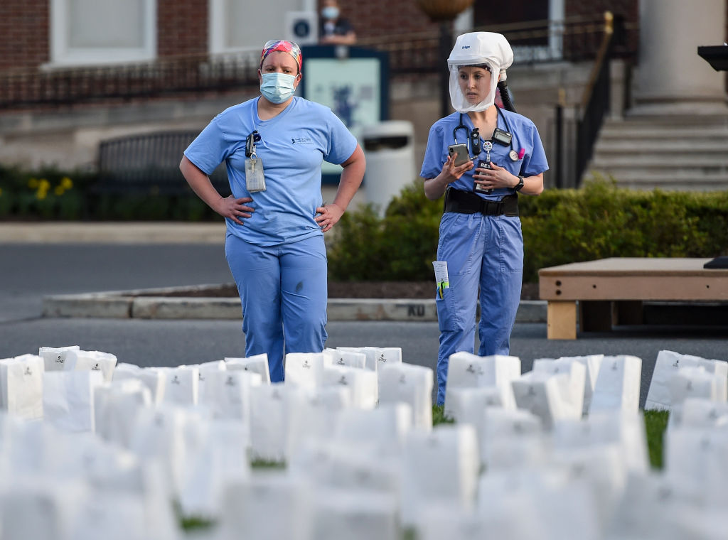 COVID-19 Memorial Held For Berks County Pennsylvania Residents Who Have Died From The Disease