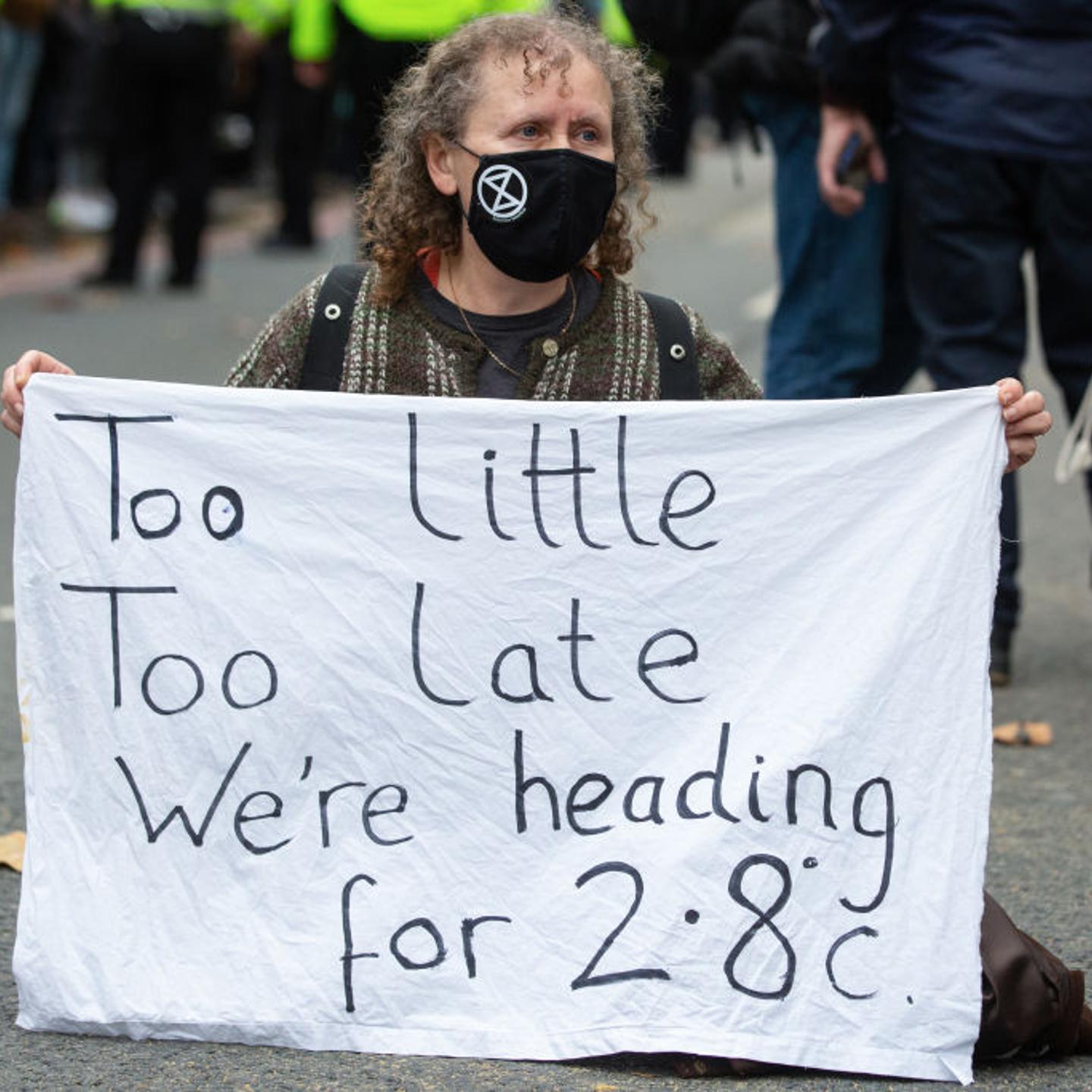 Extinction Rebellion COP26 Rise And Rebel March London