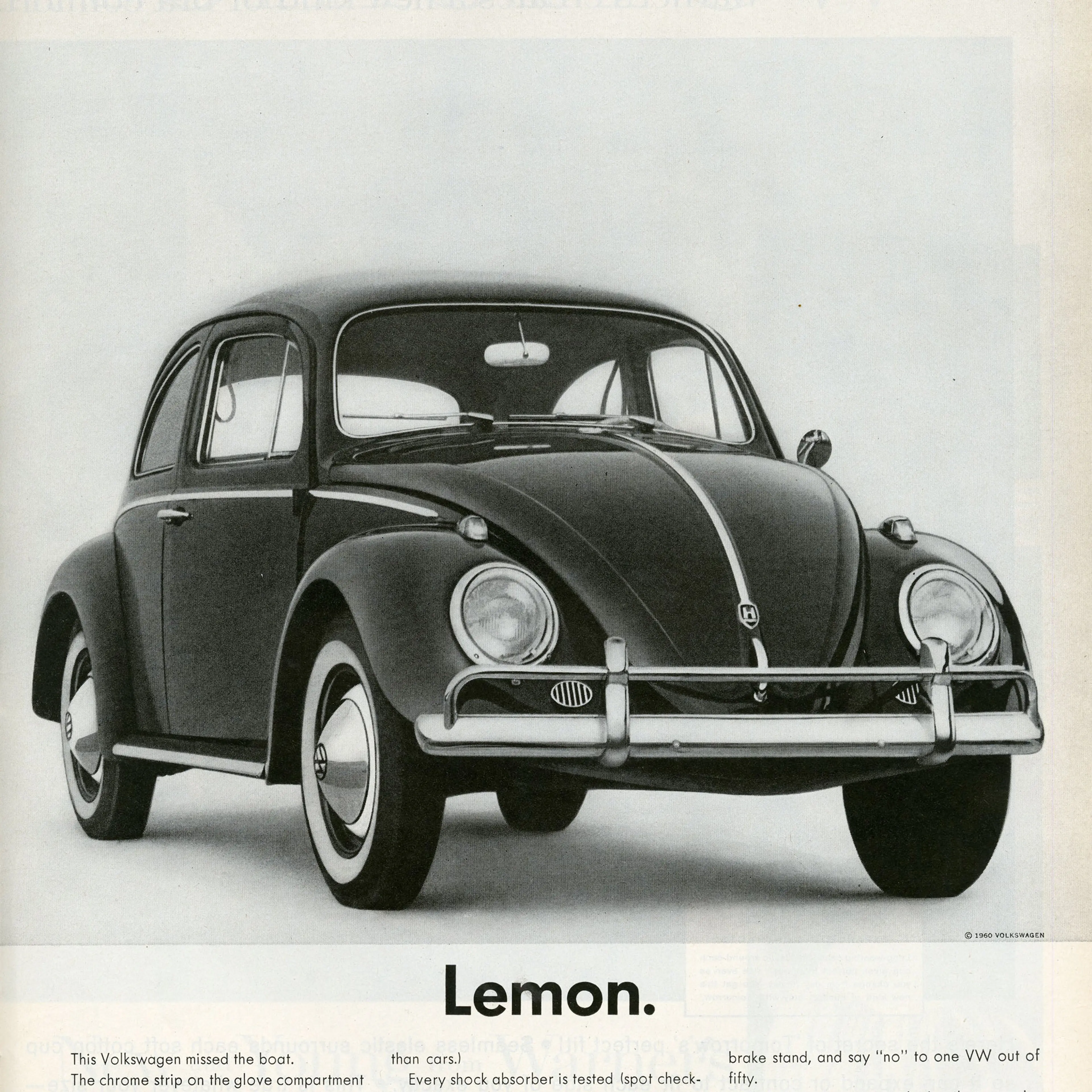 LIFE Magazine Volkswagon Ad, 1960