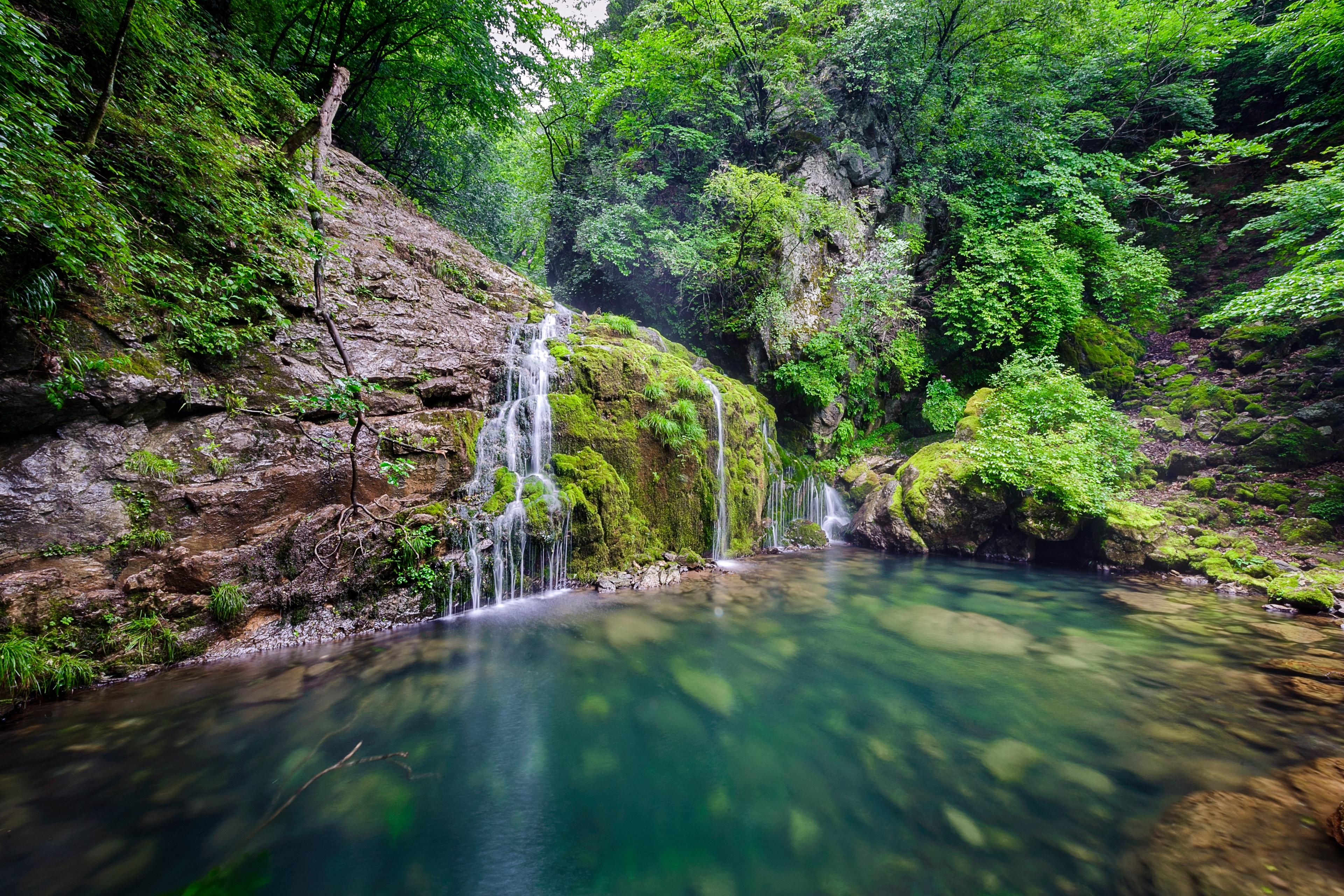 Moss waterfalls