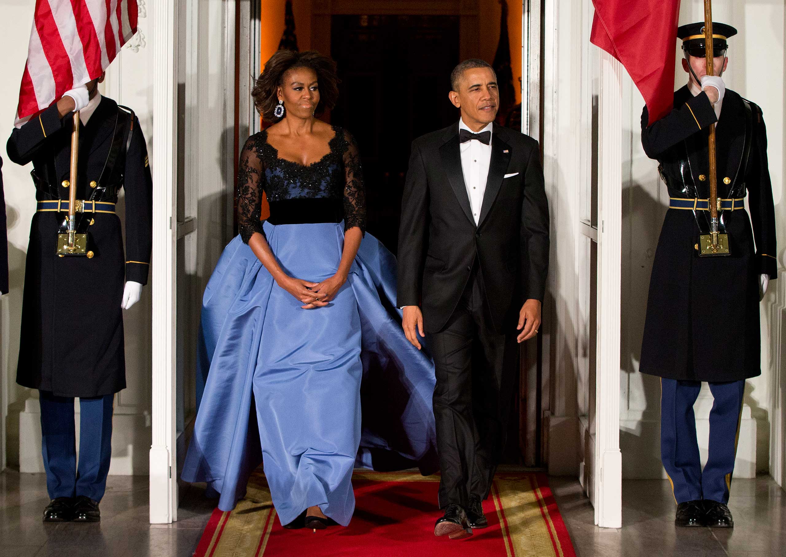 Michelle Obama Best Dresses Outfits 2014