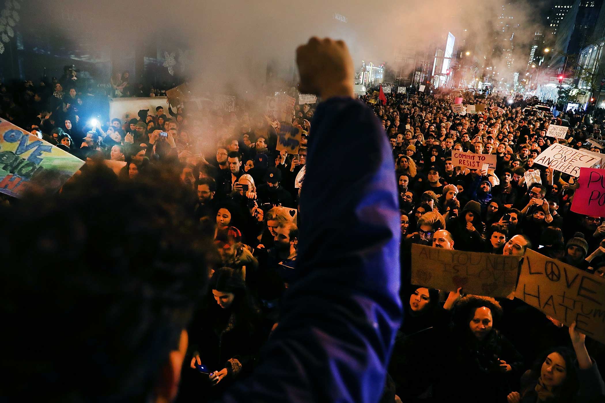 As Donald Trump Wins Presidency, Country Reacts