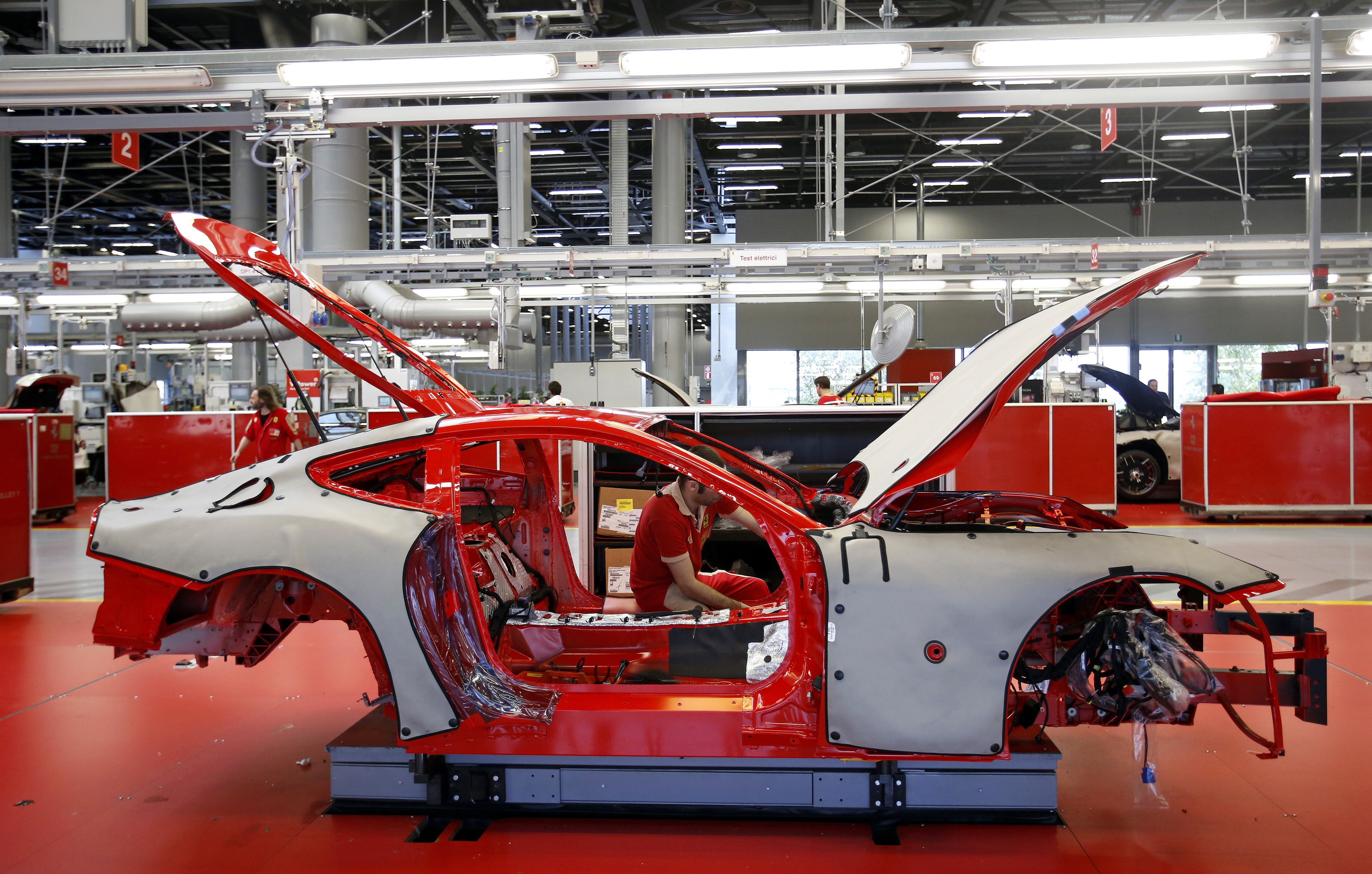 Ferrari SpA Chairman Montezemolo Interview And Auto Plant Tour