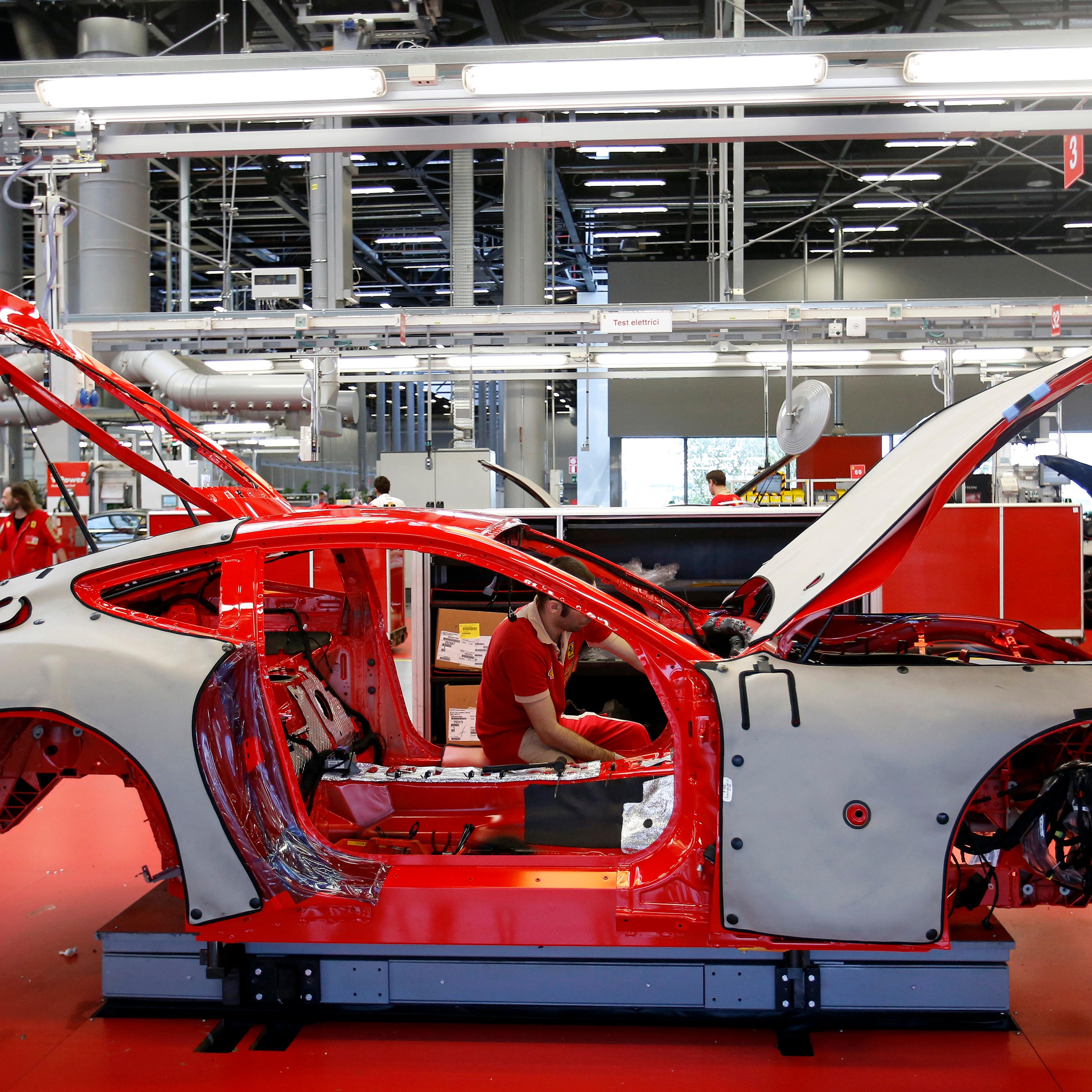 Ferrari SpA Chairman Montezemolo Interview And Auto Plant Tour