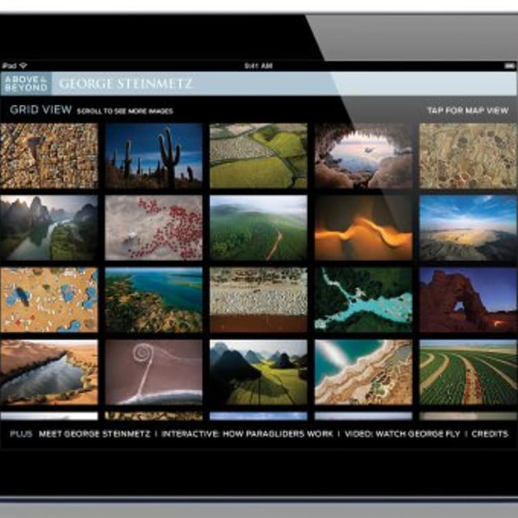 <em>Above & Beyond: George Steinmetz</em> offers some 40 aerial photographs from across the globe.