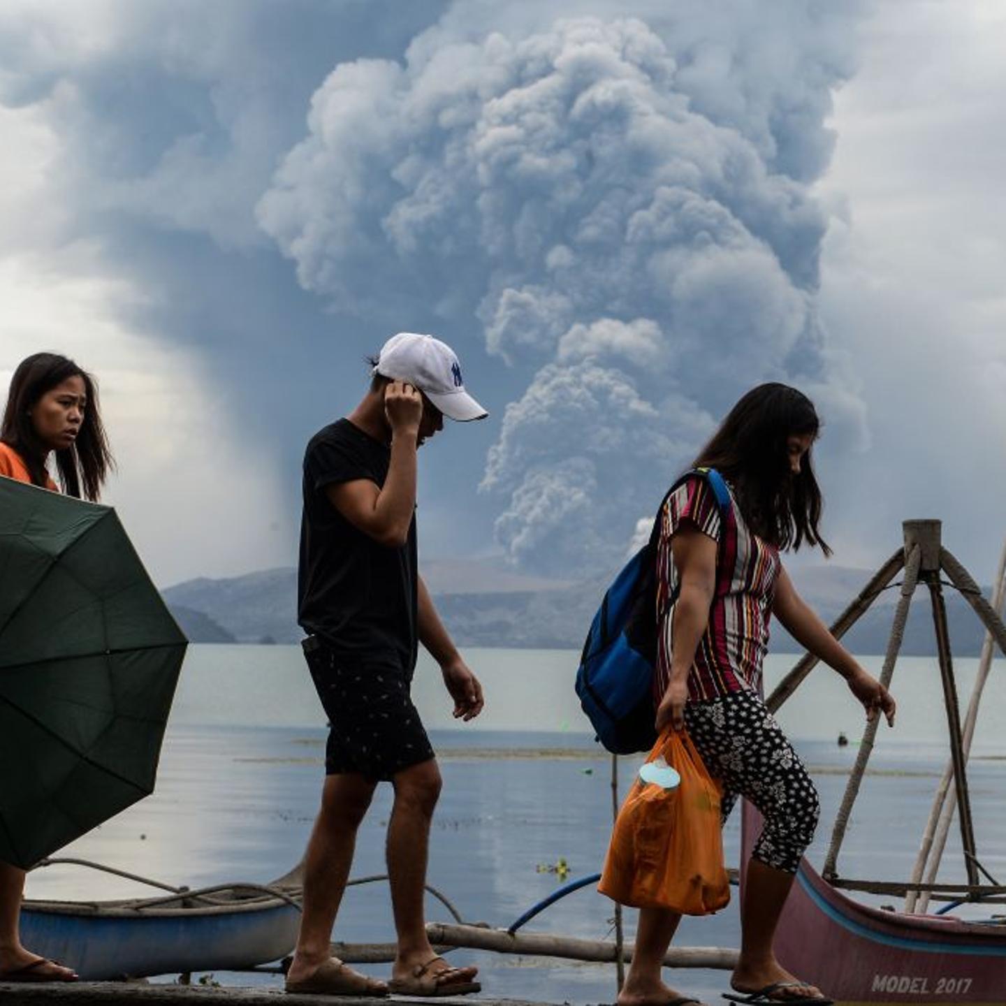 Philippines Taal Volcano