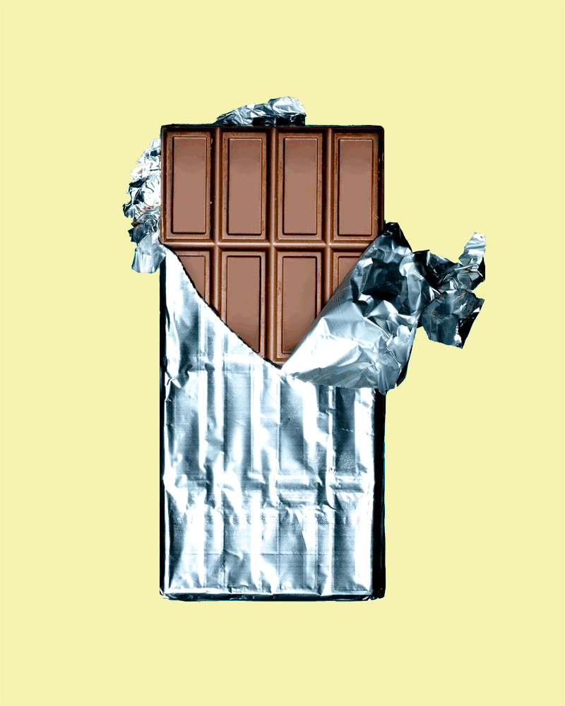 Answer: Dark chocolate “People tend to believe fat free is calorie free,” says Keri Gans, a registered dietitian in New York City. “Go for the real thing.” Fat free cookies may be lower in fat, but higher in other ingredients like sugar. Try a nice piece