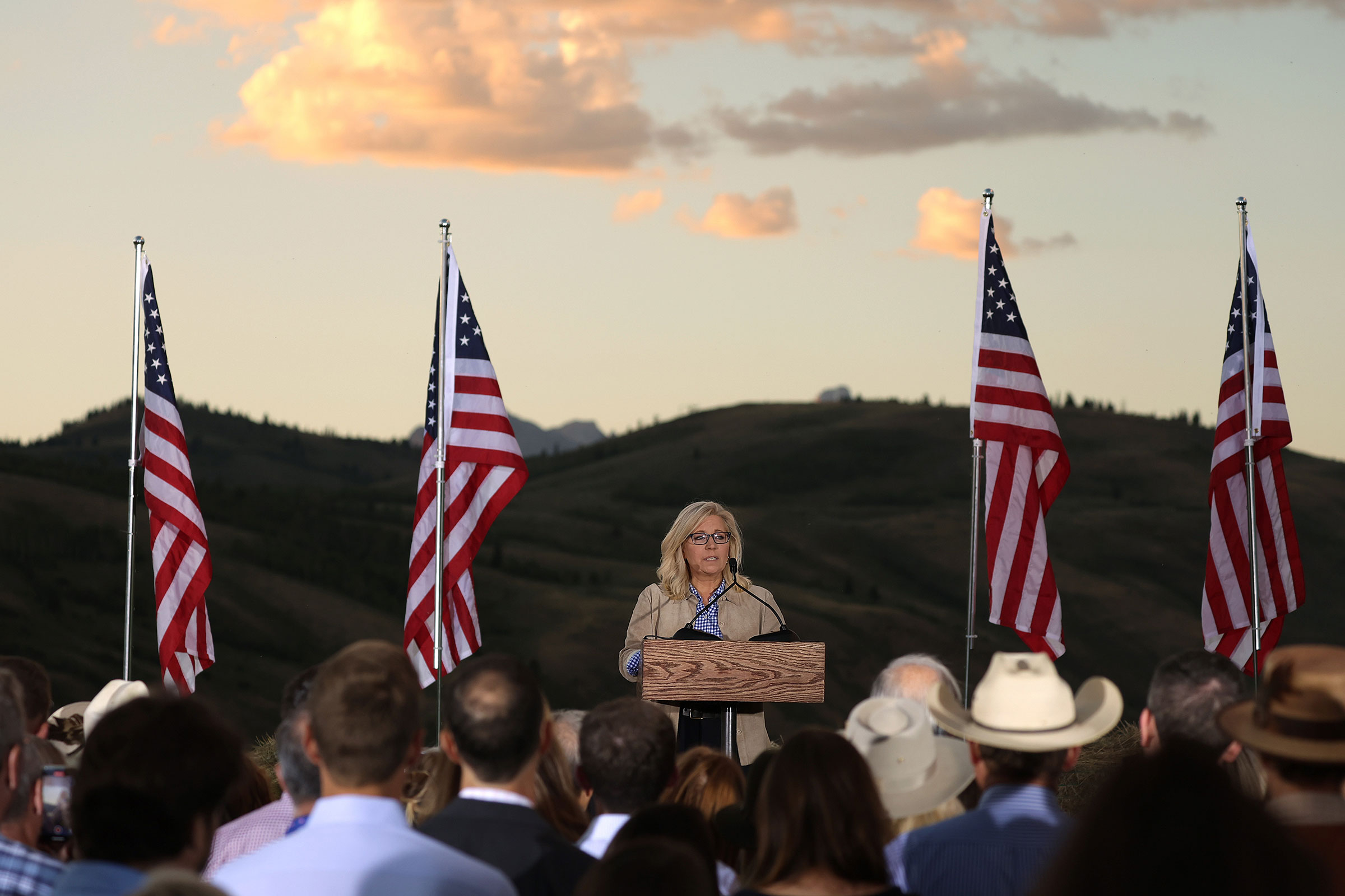 GOP Congressional Candidate Liz Cheney Holds Election Night Event