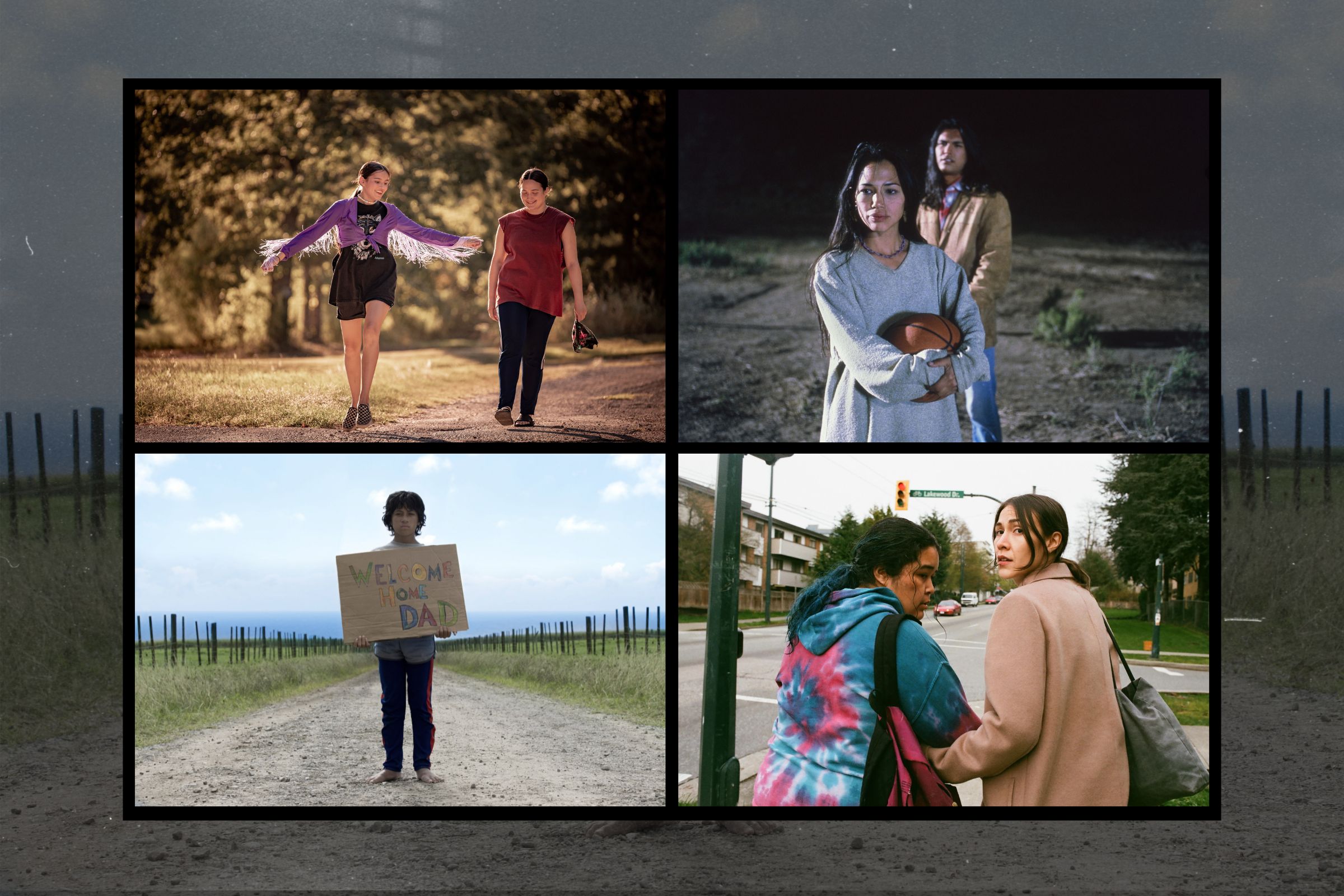 Clockwise from top left: Fancy Dance (2023); Smoke Signals (1998); The Body Remembers When the World Broke Open (2019); Boy (2010)
