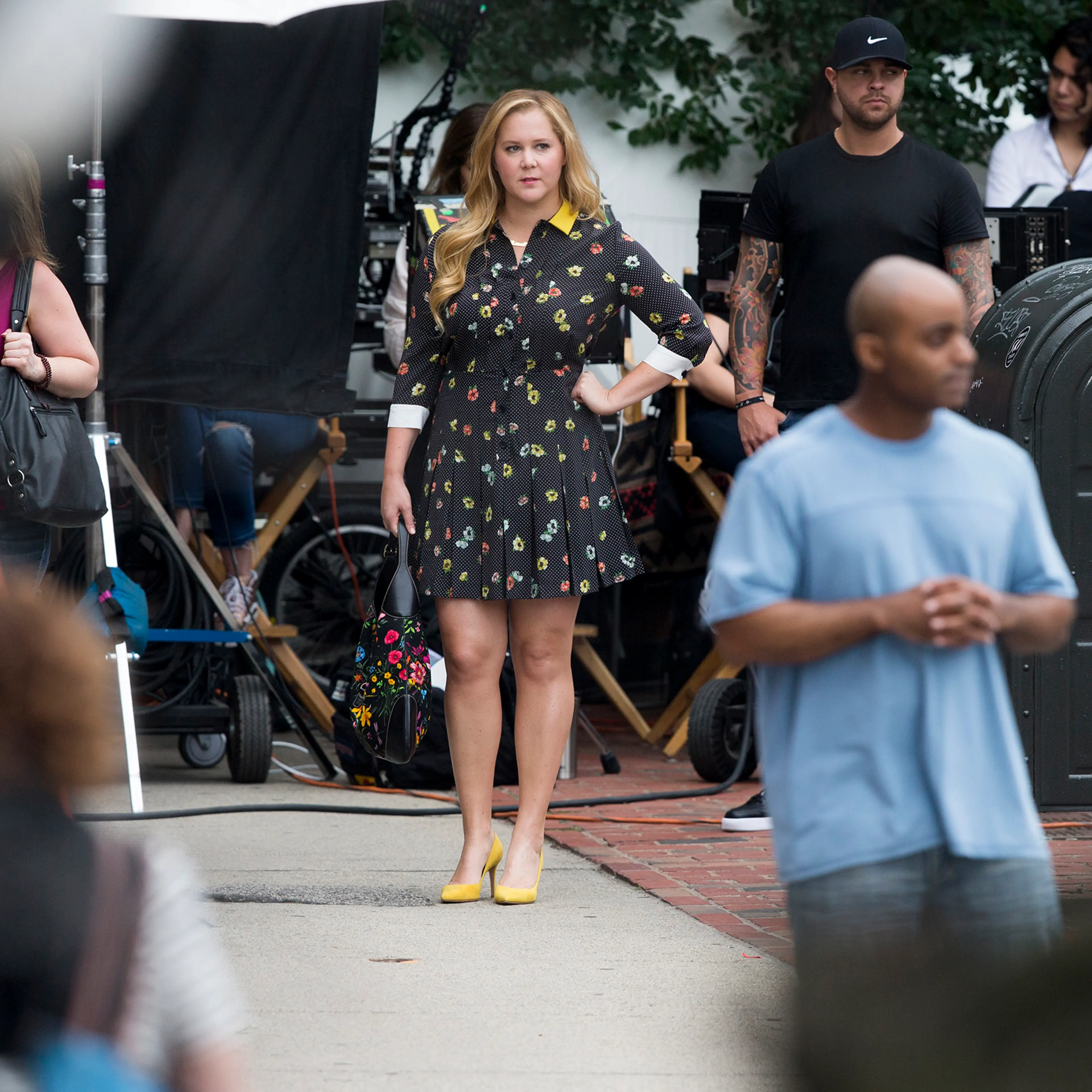 Amy Schumer Filming Movie In Boston