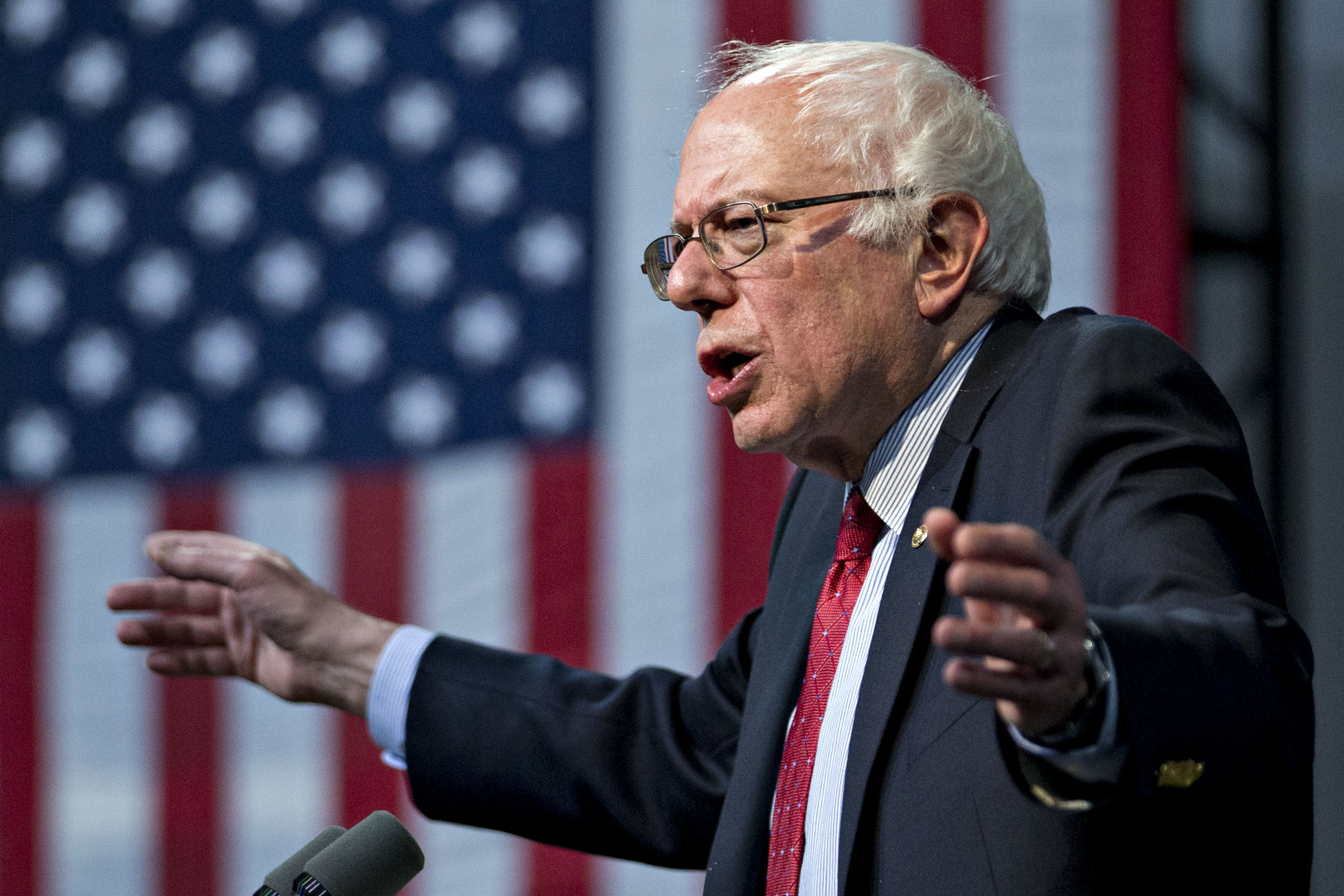 Presidential Candidate Bernie Sanders Speaks At Las Vegas Campaign Concert And Rally