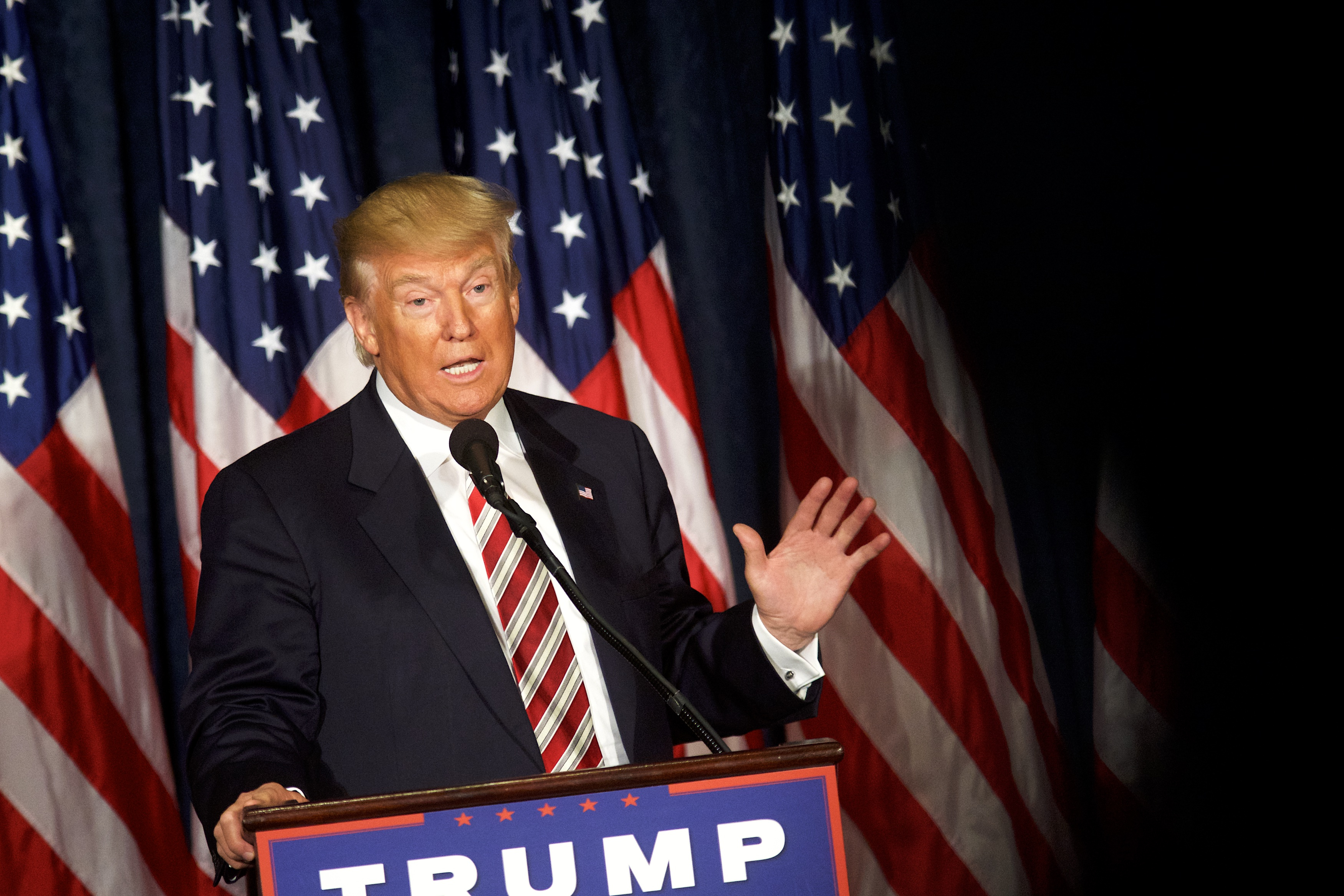 GOP Presidential Candidate Donald Trump Campaigns In Philadelphia