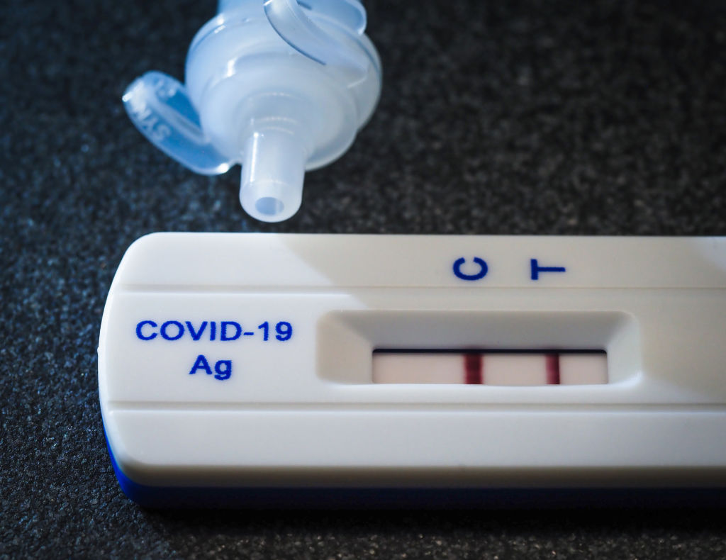 Positive coronavirus test