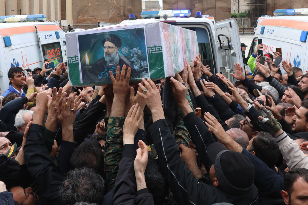 Funeral procession for late Iranian President Raisi in Tabriz