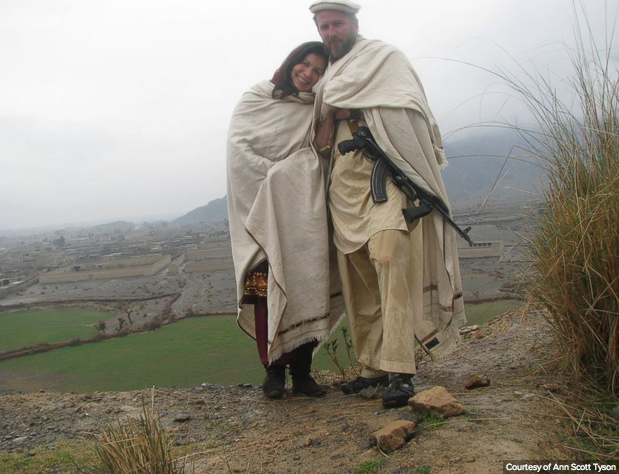 Gant and Tyson in Afghanistan.