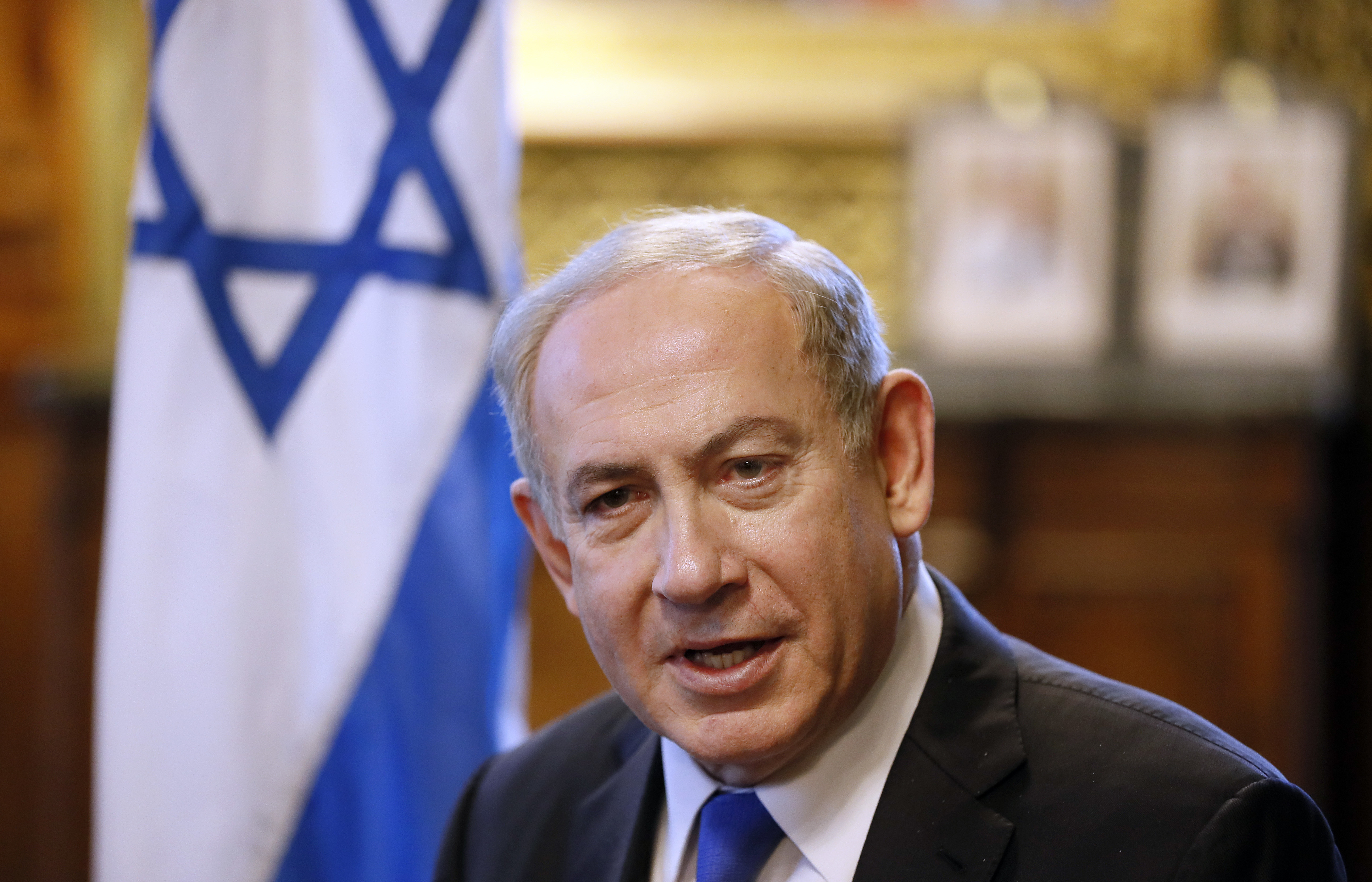 The Israeli Prime Minister Meets Boris Johnson At The Foreign Office