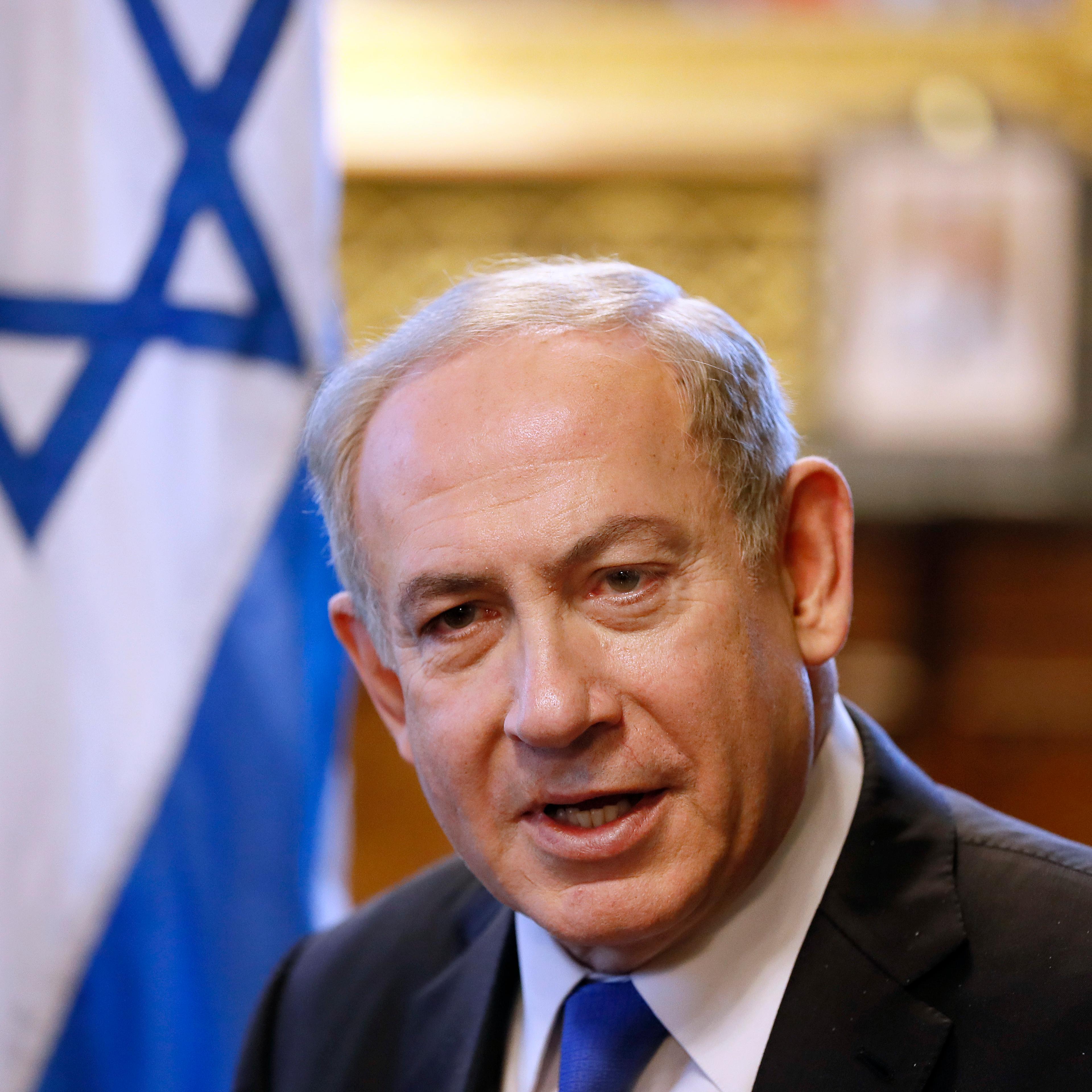 The Israeli Prime Minister Meets Boris Johnson At The Foreign Office