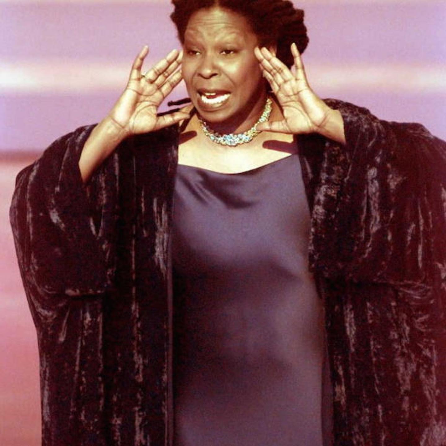 Comedian Whoopi Goldberg opens the show as host at