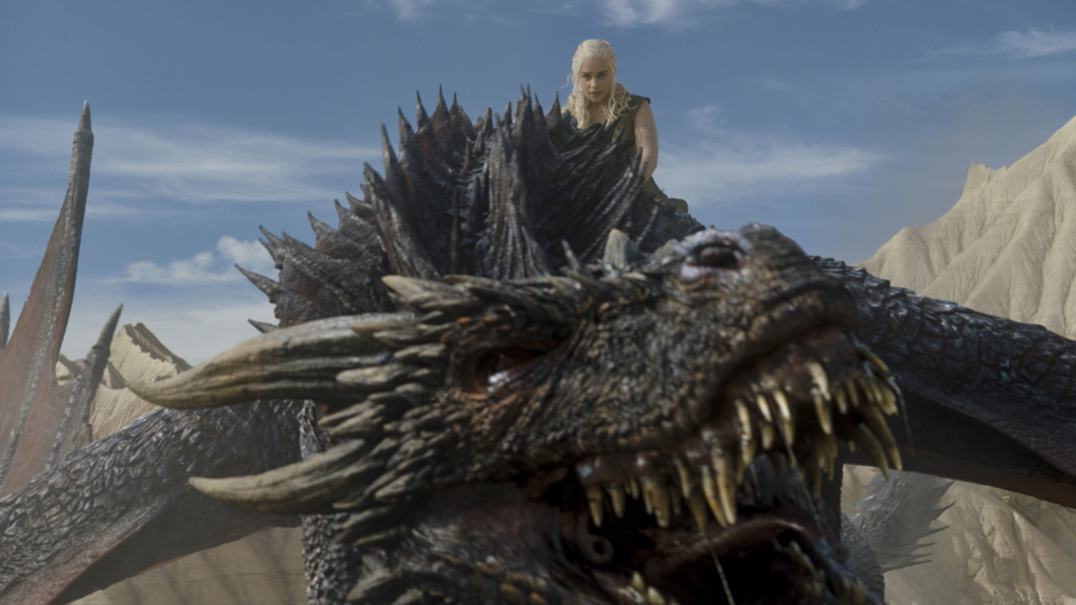 Emilia Clarke as Daenerys Targaryen in <i>Game of Thrones</i>