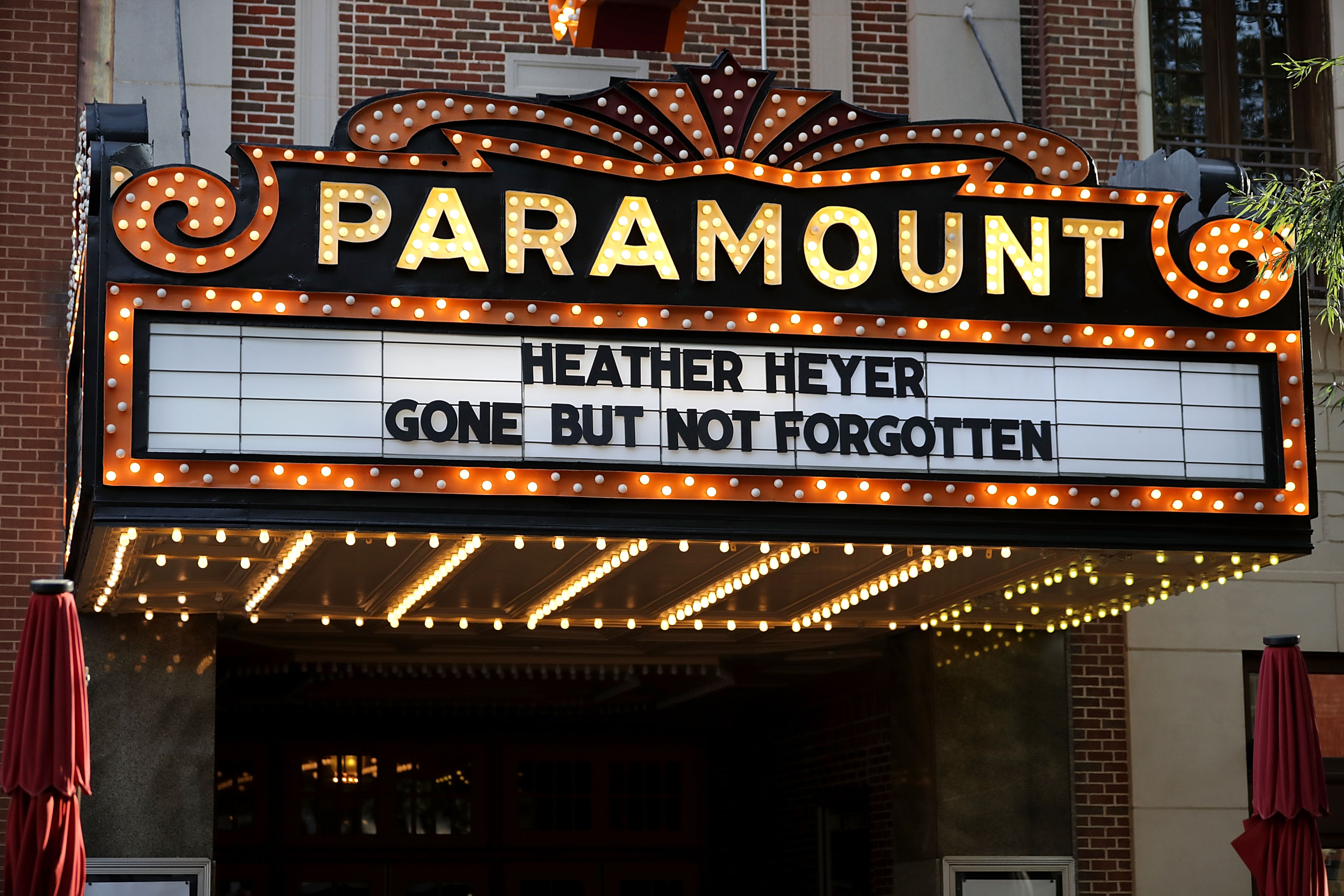 Memorial Held In Charlottesville For Heather Heyer, Victim Of Car Ramming Incident During Protest After White Supremacists' Rally