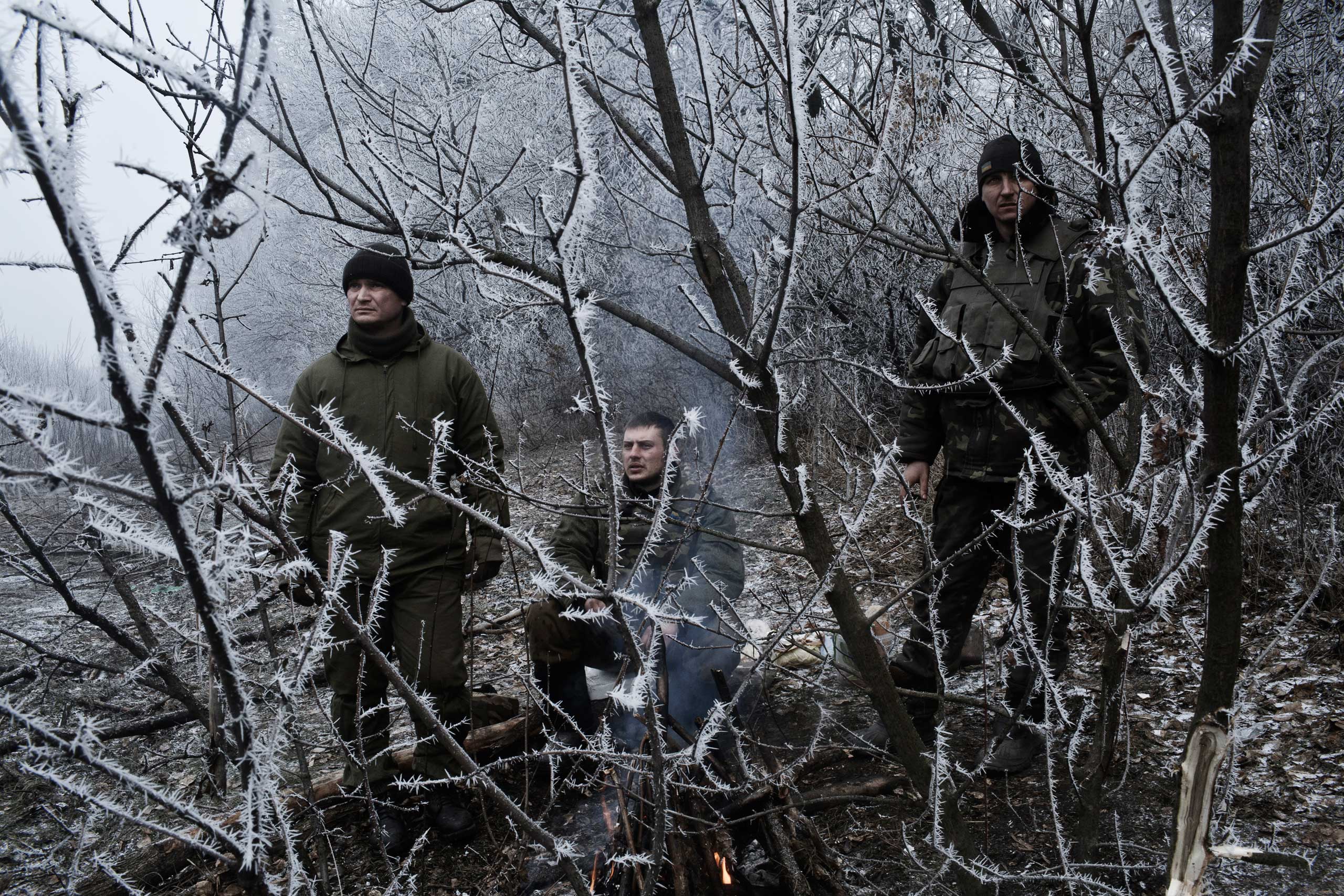 Shelling in Artemivsk, Ukraine