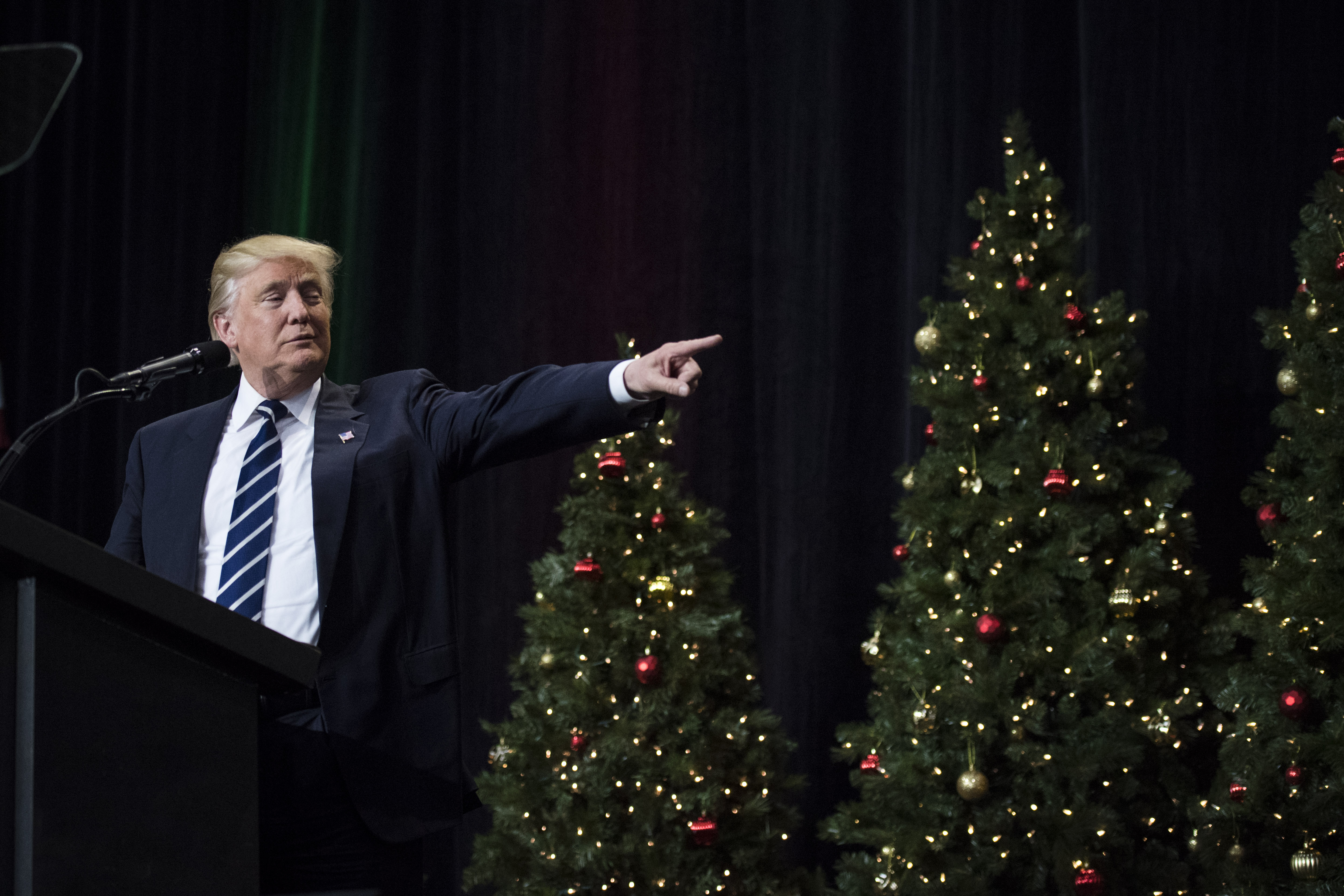 Republican presidential-elect Donald Trump USA Thank You Tour 2016