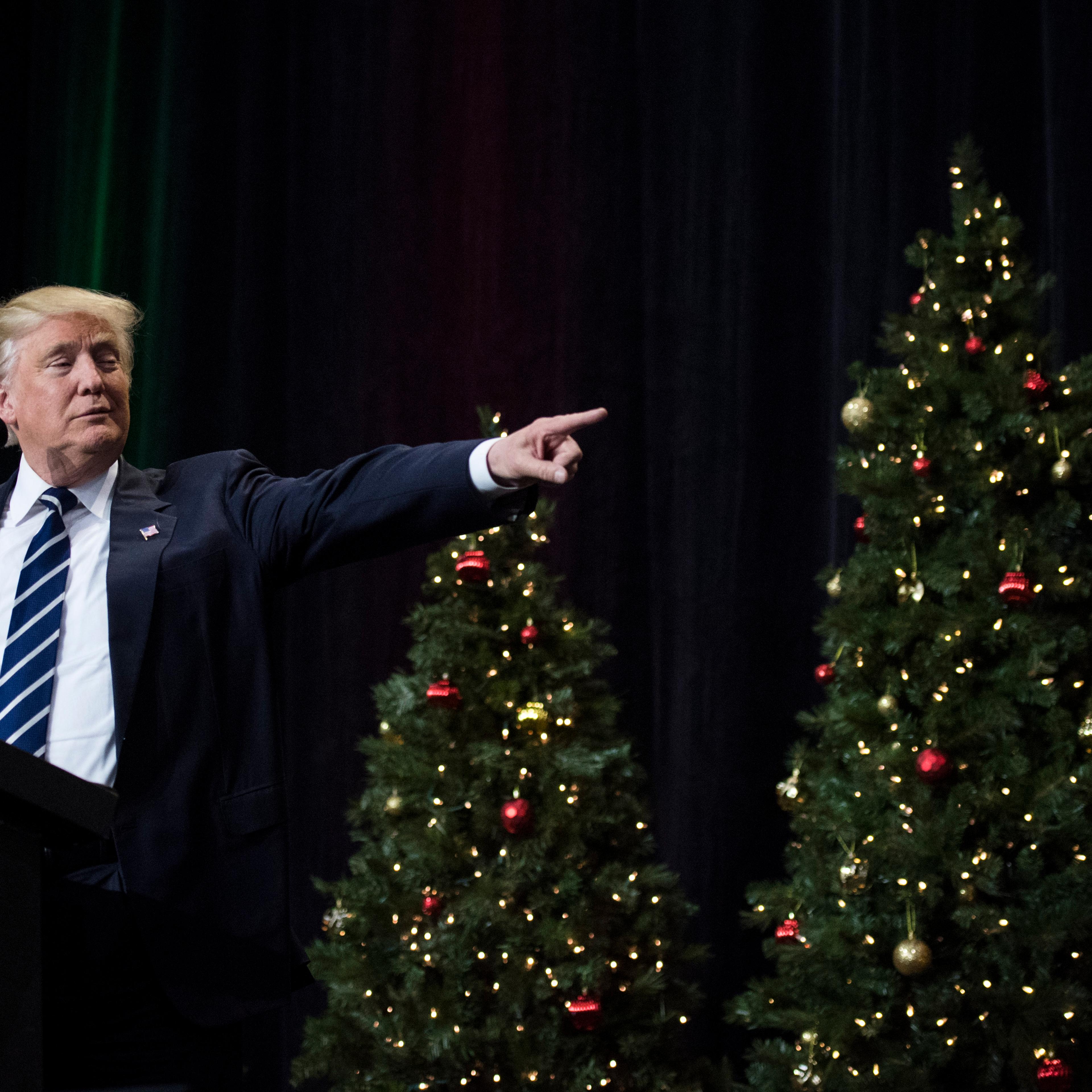 Republican presidential-elect Donald Trump USA Thank You Tour 2016