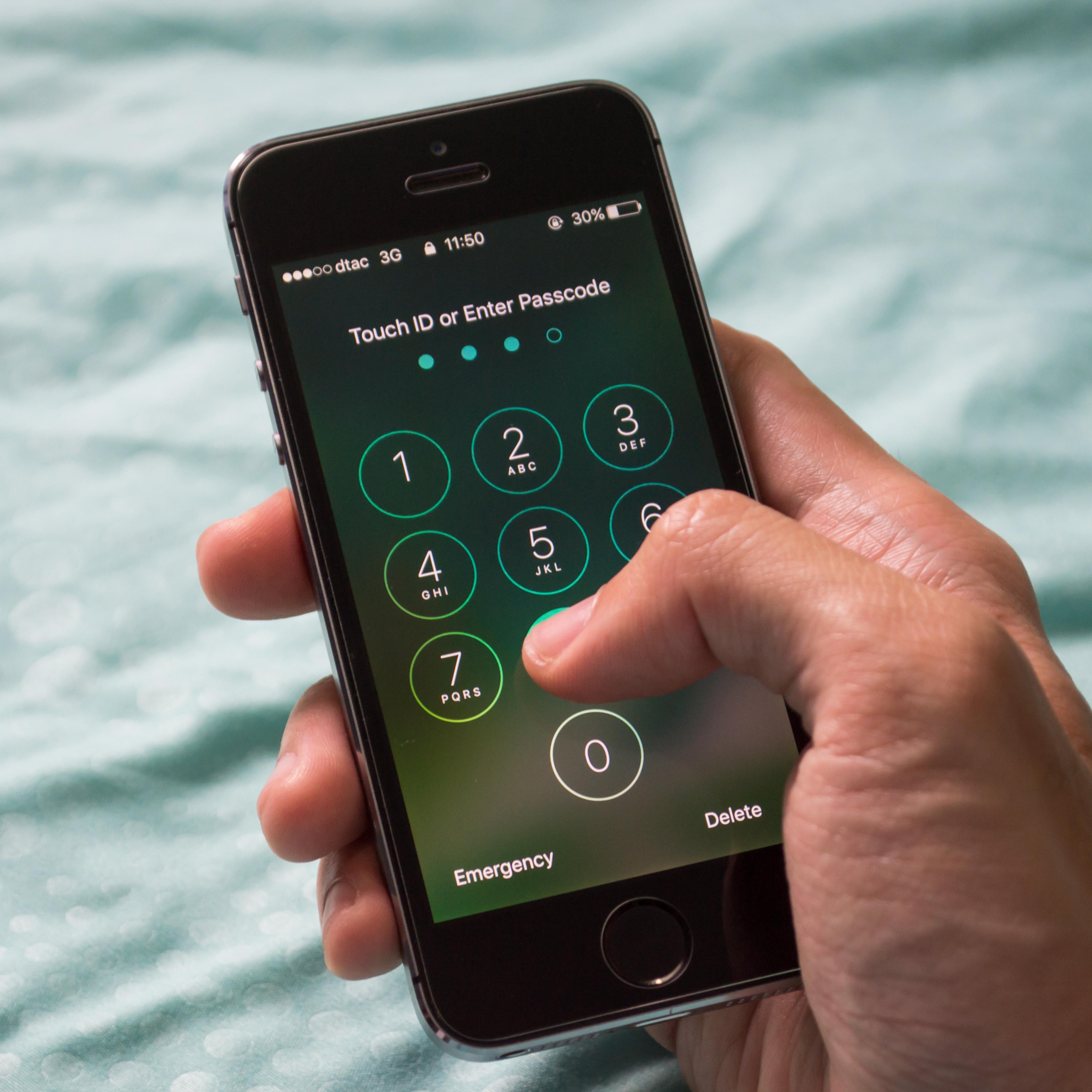 Touch ID or Enter Passcode