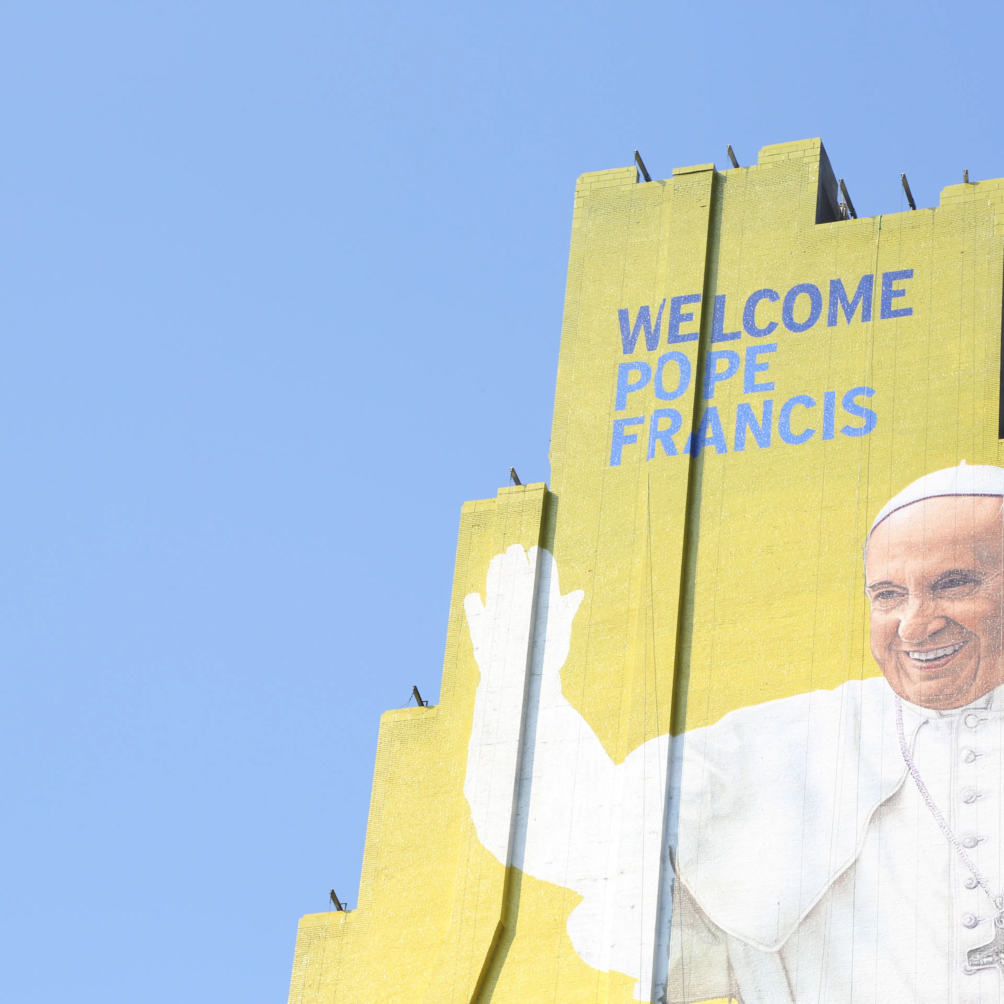 Pope Francis New York City Mural