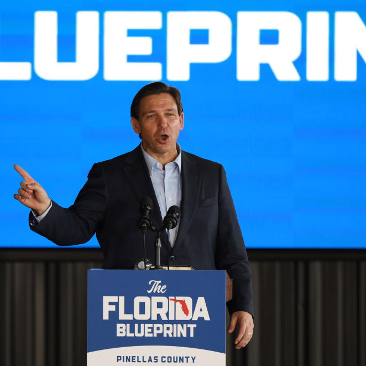 Florida Governor DeSantis Kicks Off His "Freedom Blueprint" Tour In Florida