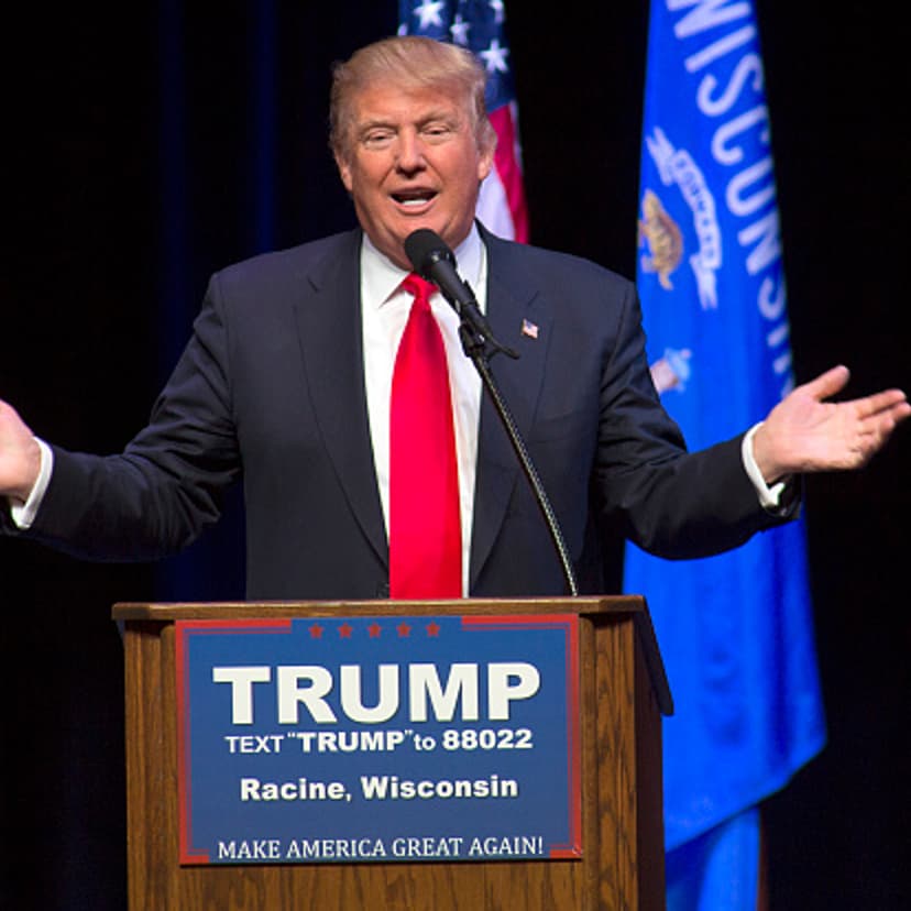 Donald Trump Campaigns In Racine, Wisconsin