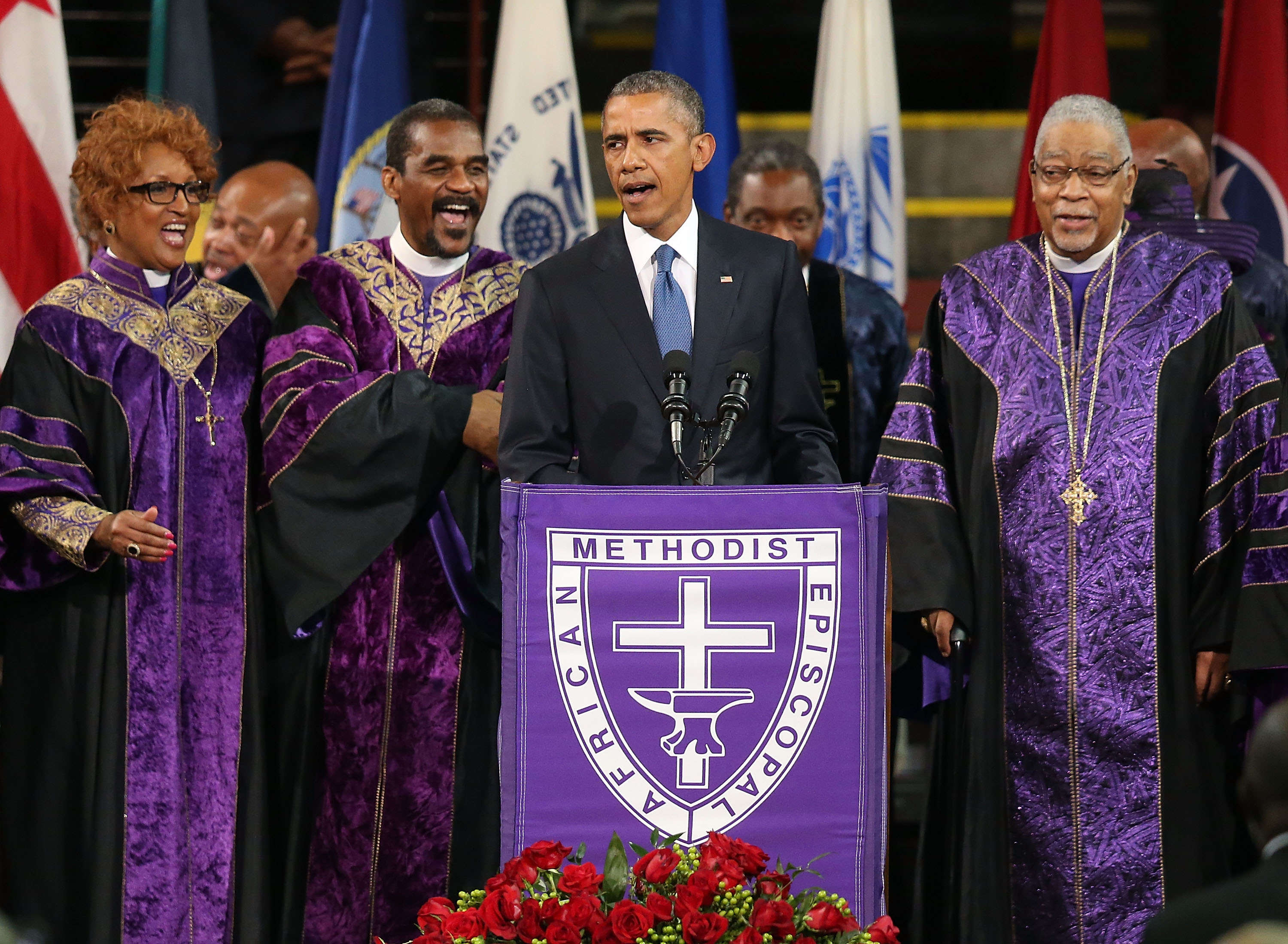 President Obama Funeral Clementa Pinckney