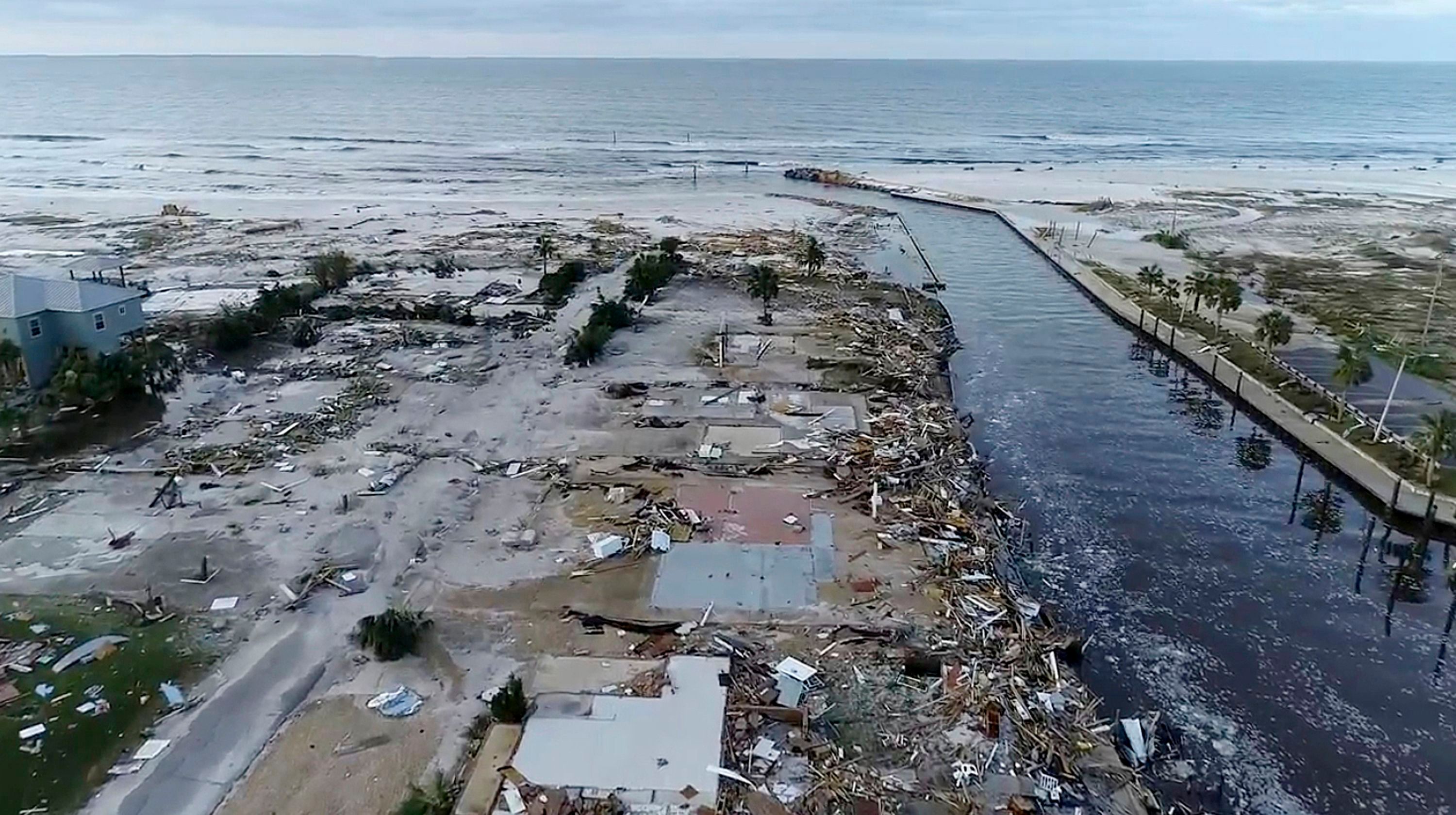 Hurricane Michael's damage to Mexico Beach