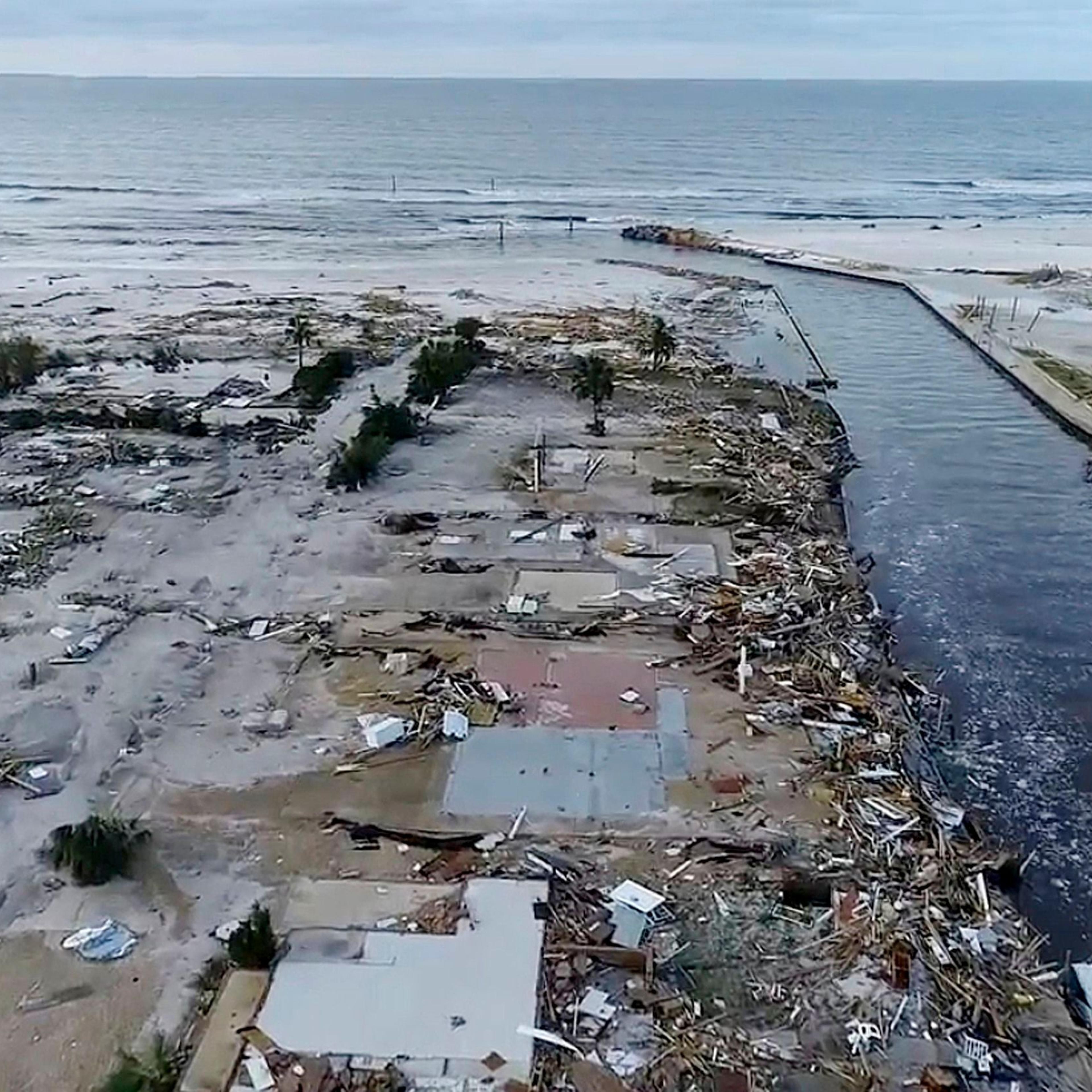 Hurricane Michael's damage to Mexico Beach